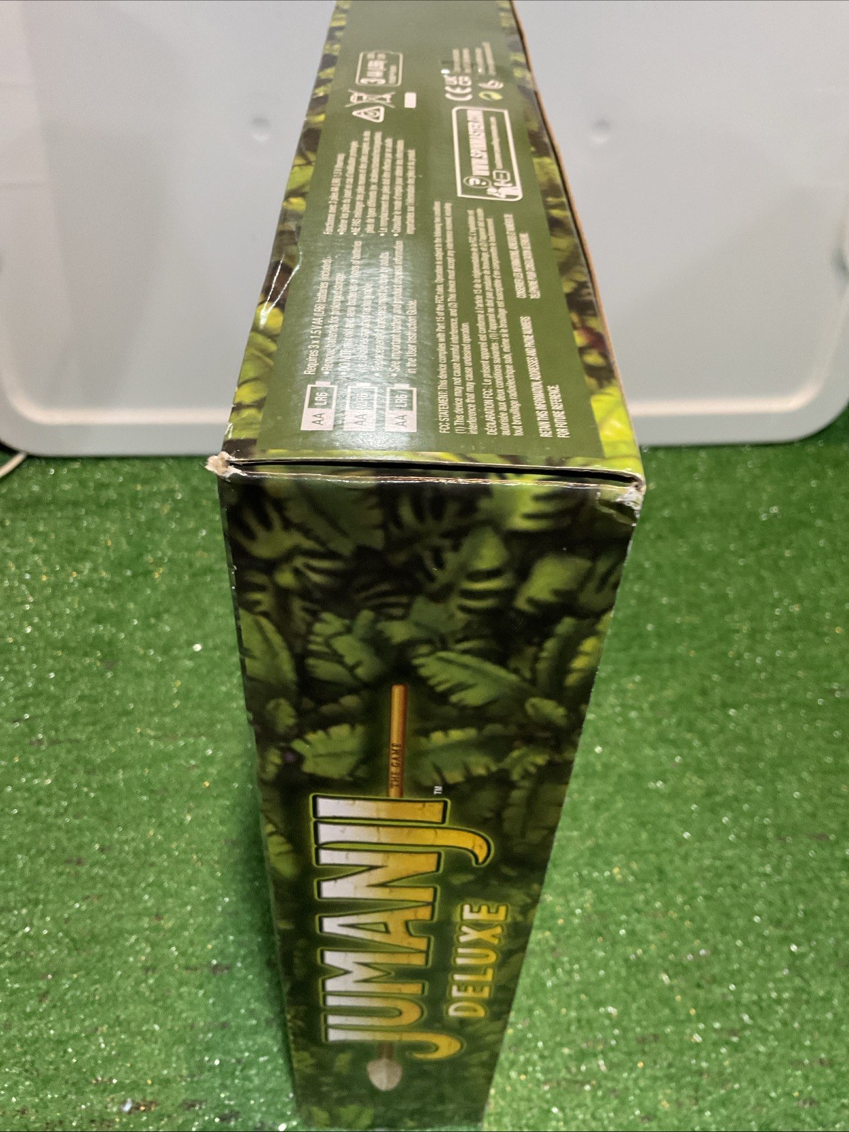 Jumanji Deluxe Electronic Adventure Board Game W/ Lights & Sound NIB New Sealed
