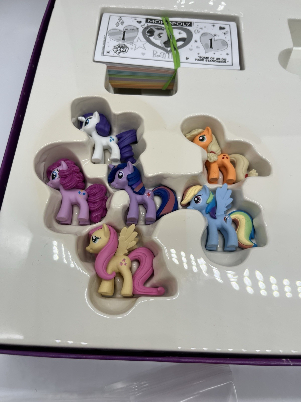 Monopoly My Little Pony Board Game 2013 COMPLETE! 6 Collectible Tokens USAopoly