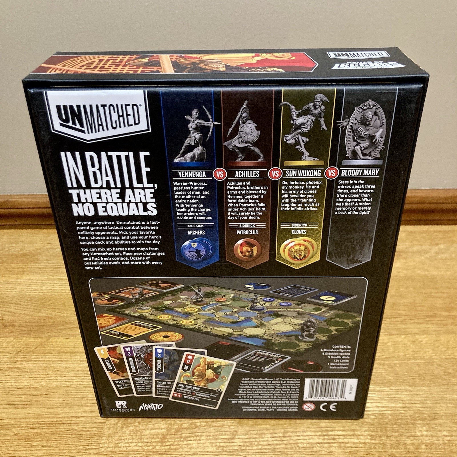 Unmatched, Battle Of Legends Volume Two, Board Game Complete – Restoration Mondo