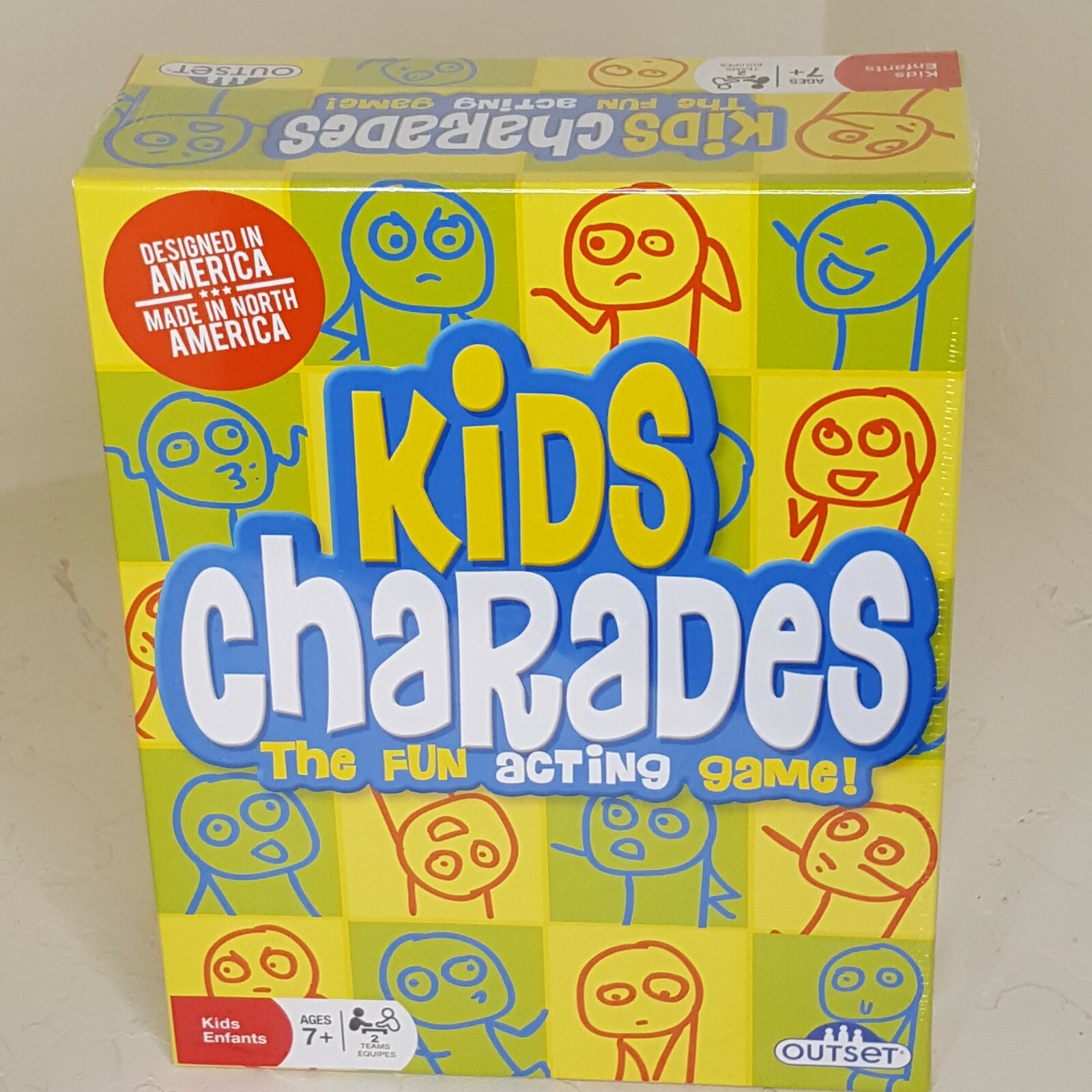 Kids Charades The Fun Acting Game by Outset Ages 7 Up New Sealed