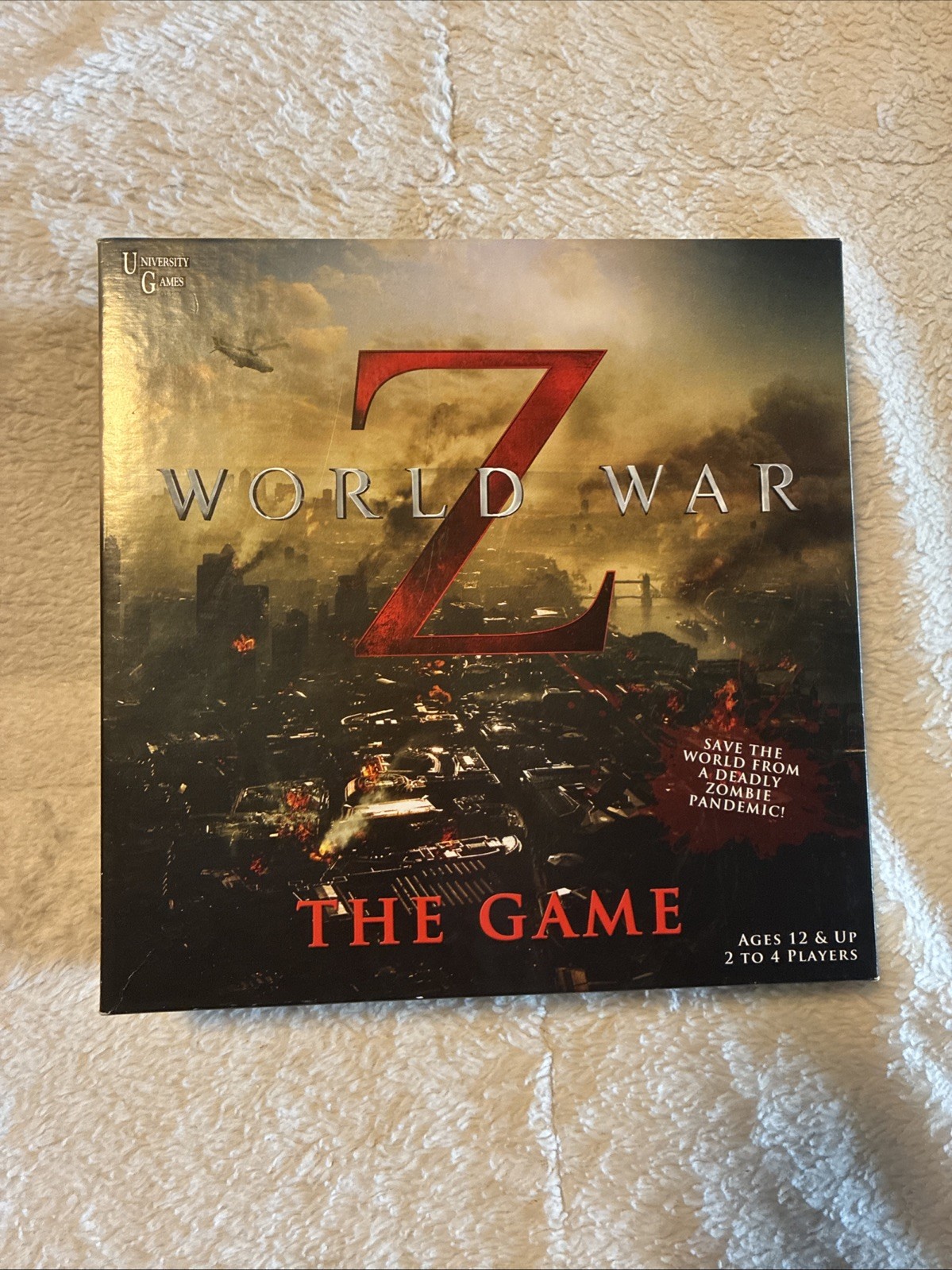 World War Z The Game Zombie Apocalypse Movie Board Game University Games NEW