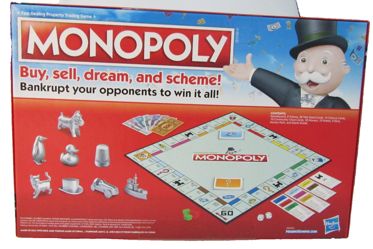 Hasbro MONOPOLY BOARD GAME NEW SEALED Fast Dealing Property Trading Game