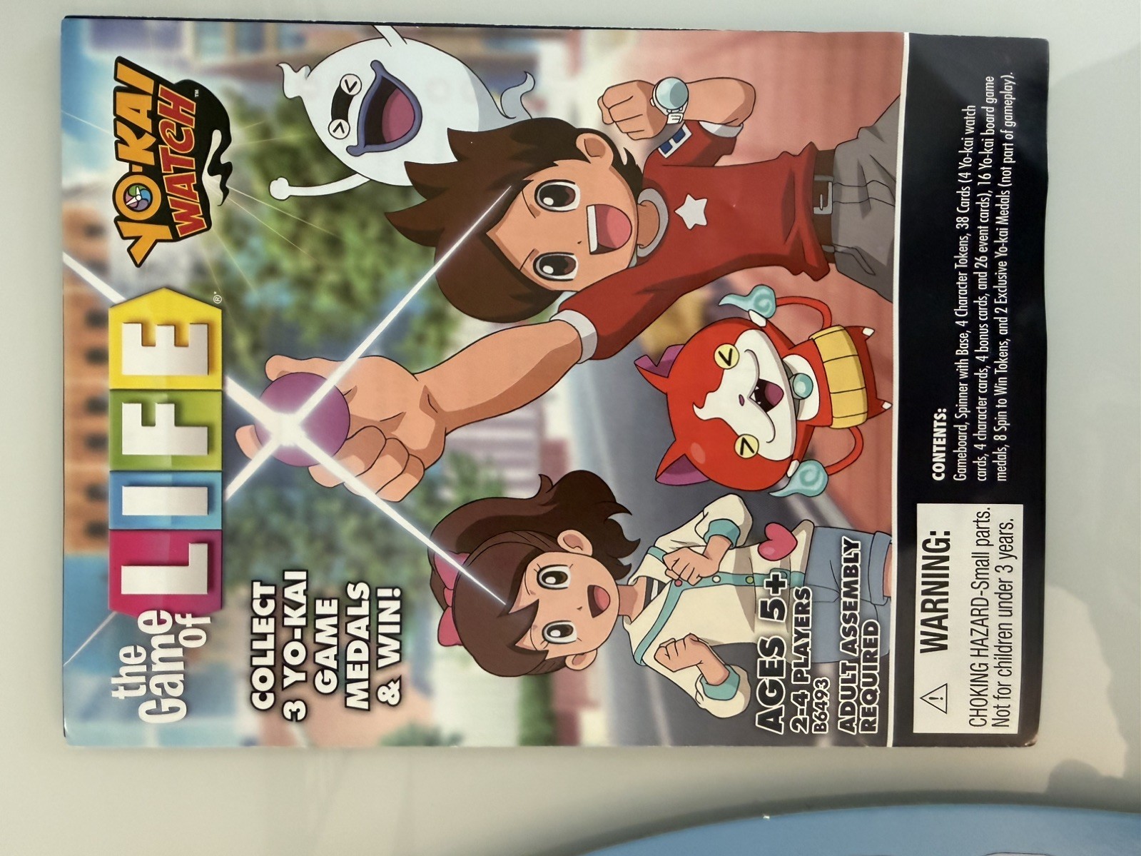 Game of Life Yo-kai Yokai Watch Board Game Hasbro complete except bonus medals