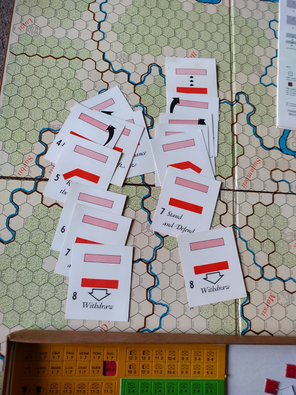 Vintage Caesar’s Legions Game-The Avalon Hill Game Company-1975 99% Complete