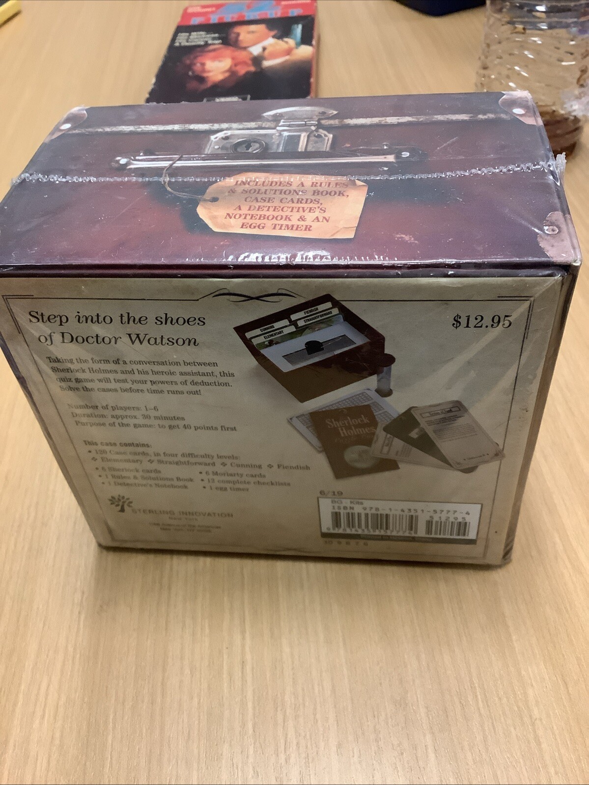 New Sterling Innovation Sherlock Holmes Puzzle Case Detective Game Sealed