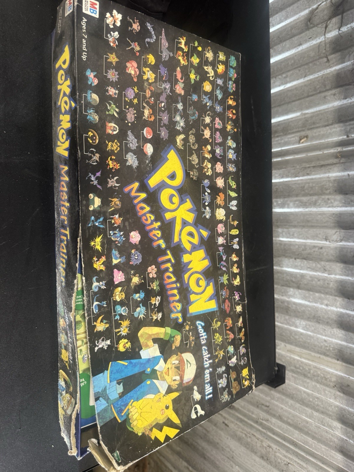 1999 Pokémon Master Trainer Board Game Milton Bradley Incomplete See Description