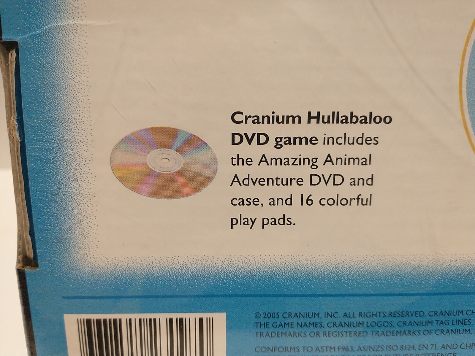 Cranium Hullabaloo Dance DVD Game Amazing Animal Adventure 4 and up New Sealed