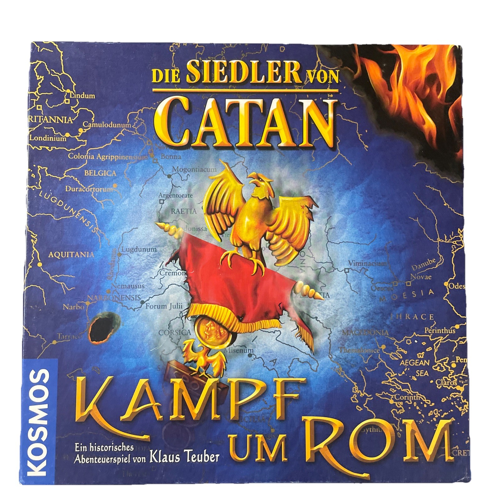 Catan Histories Struggle For Rome Board Game Mayfair Games 100% Complete