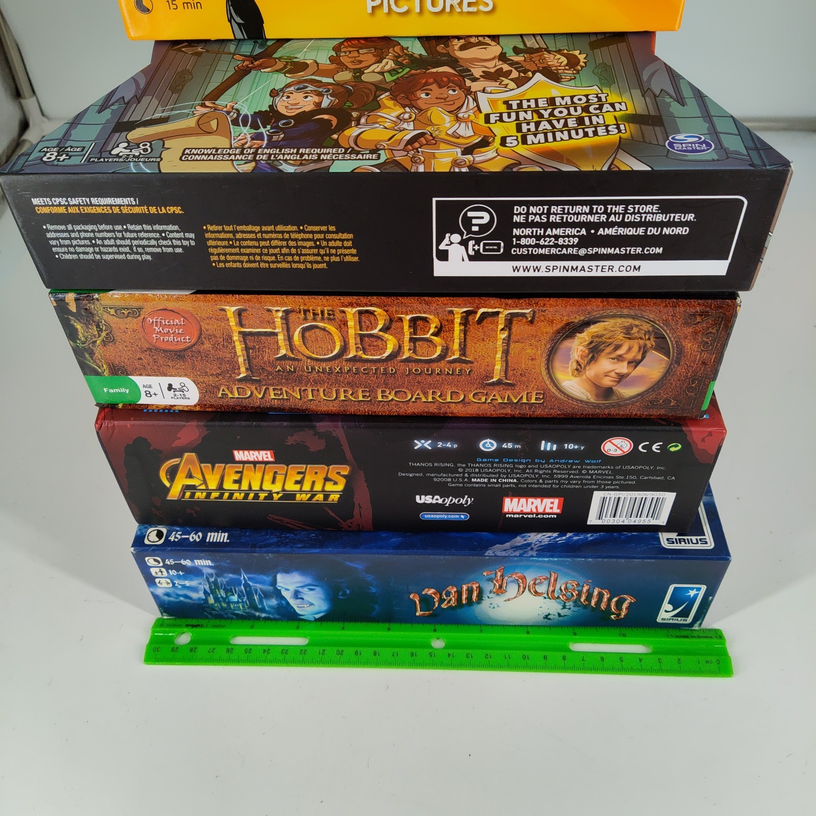 8X Board Game Lot Munchkin Zombies Thano Rising Bang Hobbit Borderlands Dungeon