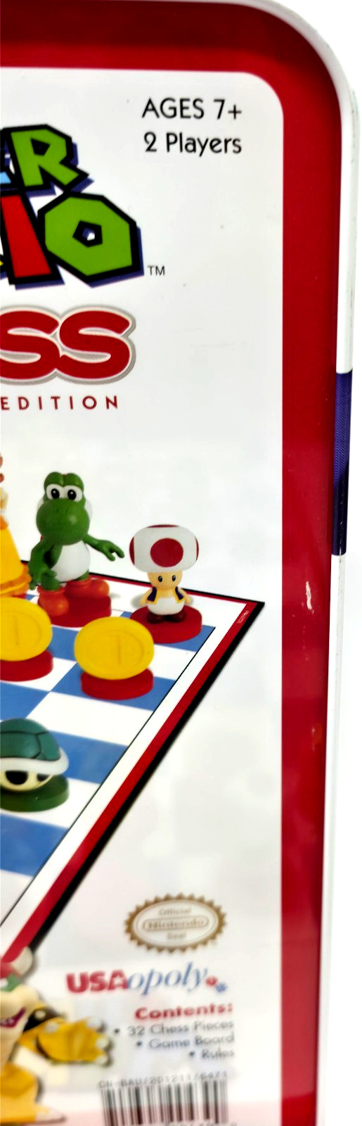 Super Mario Collector’s Edition Chess Set Metal Tin Complete Nintendo Licensed