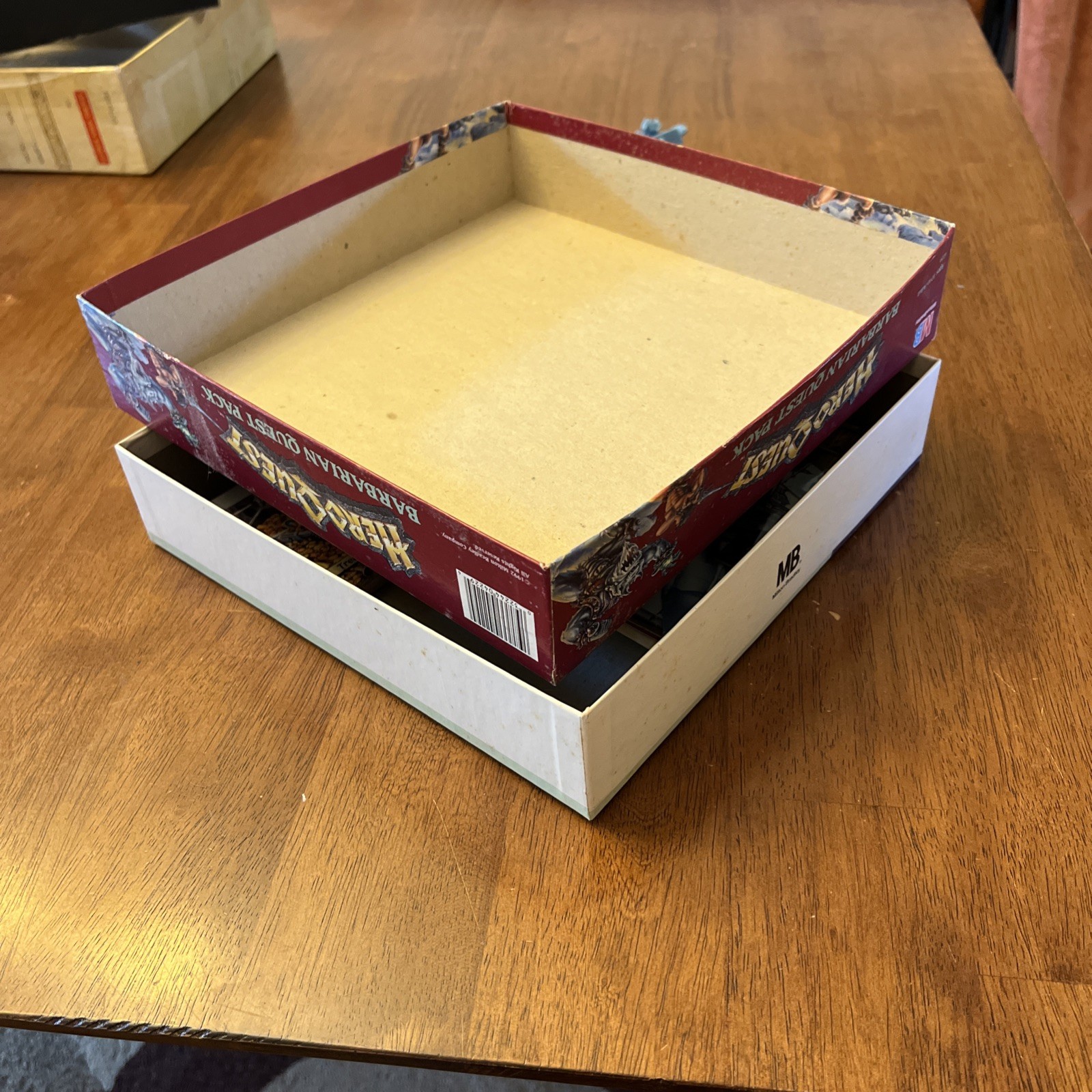 1992 Milton Bradley HeroQuest Barbarian Quest Pack, Near Complete W/Box + Extras