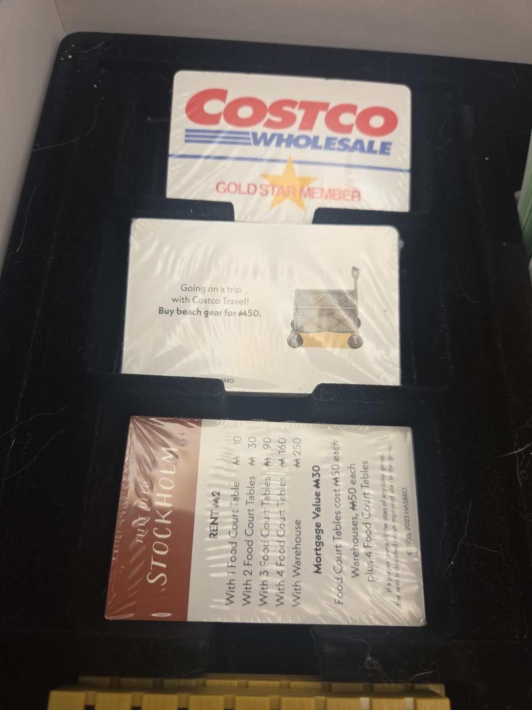 Monopoly Costco Wholesale WS Game Company 2023 Missing Token + Die