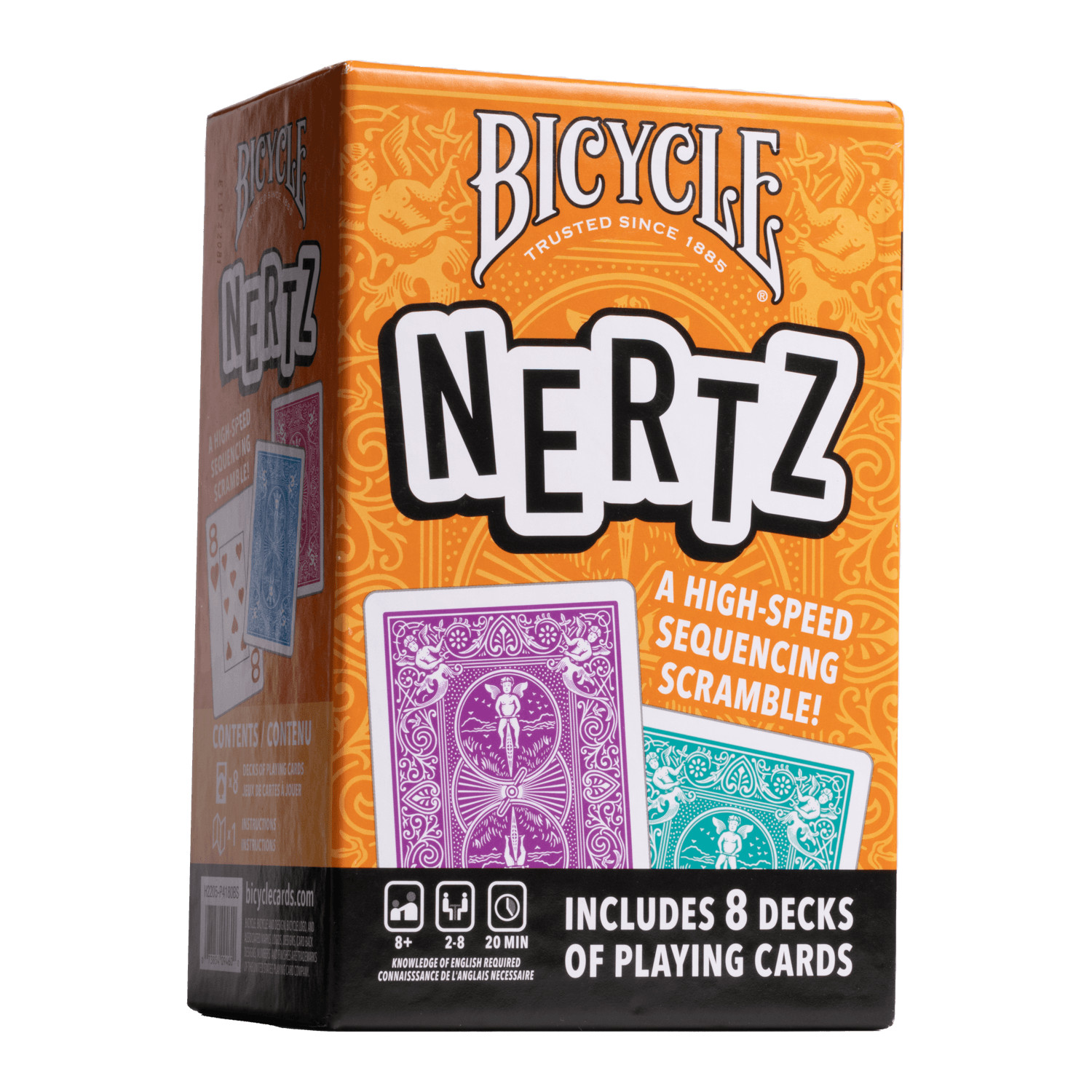 United States Playing Card Company Bicycle Nertz Game Pack (Up to 8 Players) New