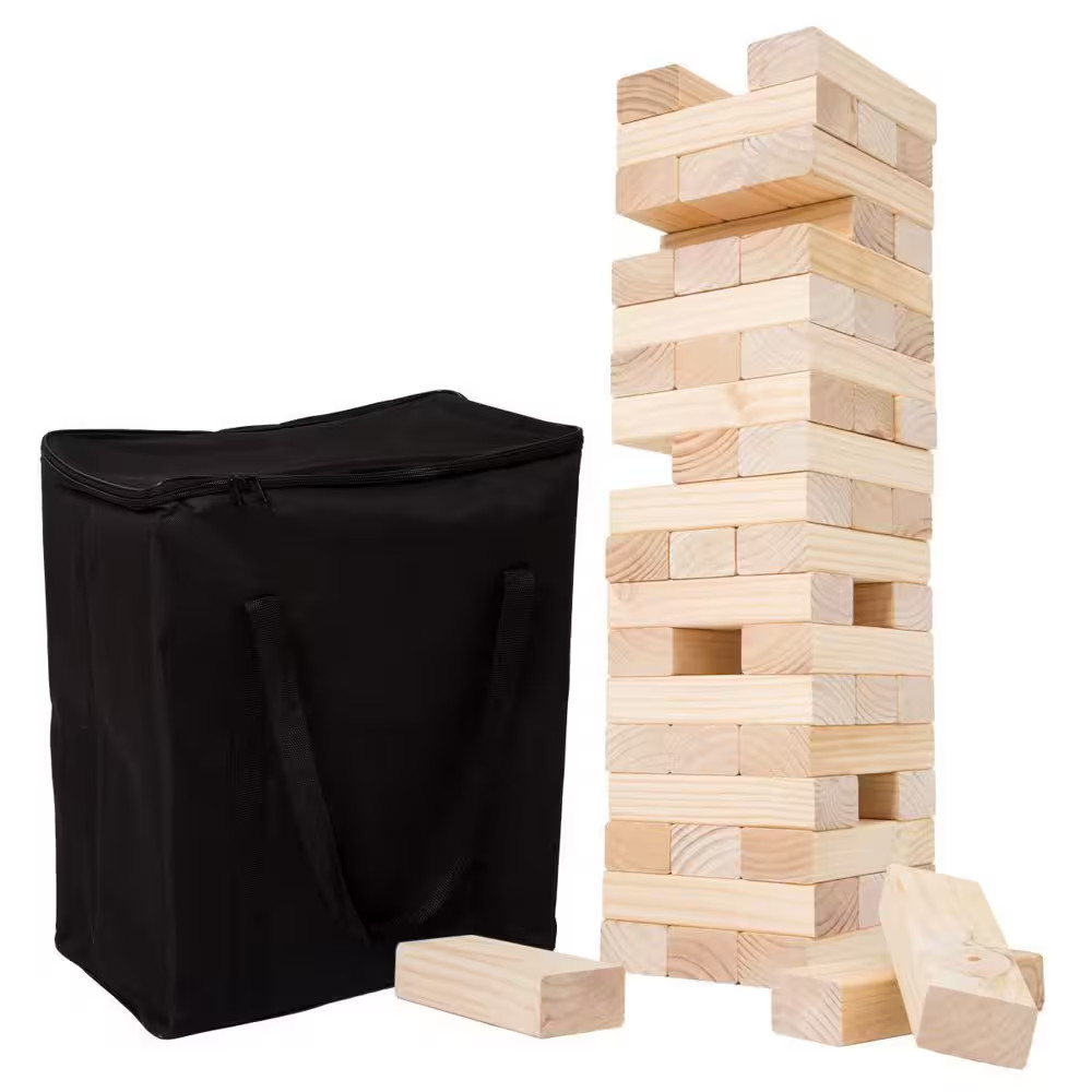 Giant Wooden Stacking Blocks Game