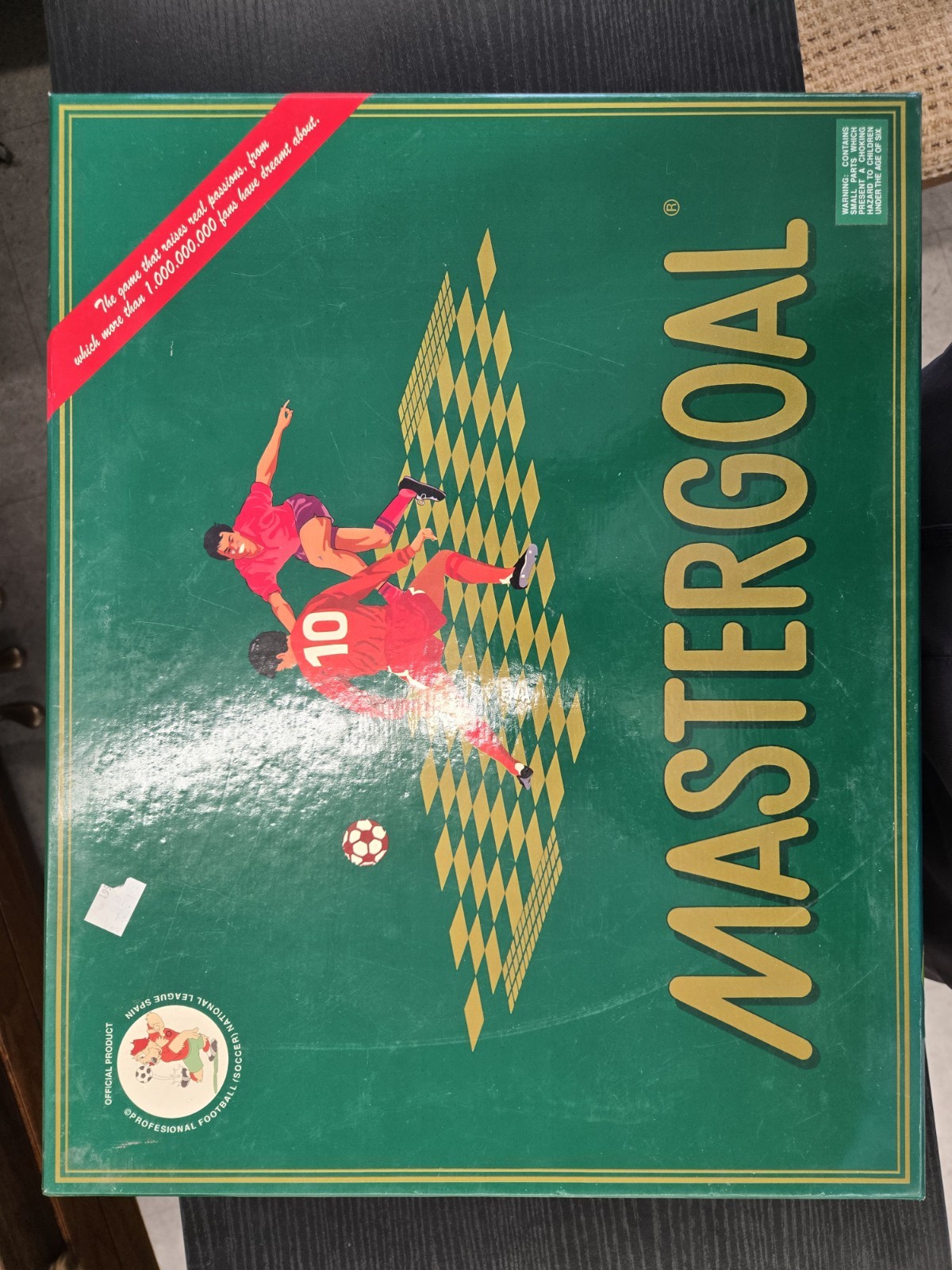 MASTERGOAL GOALMIND, 1992 Soccer Football Board Game Rare Madrid HTF