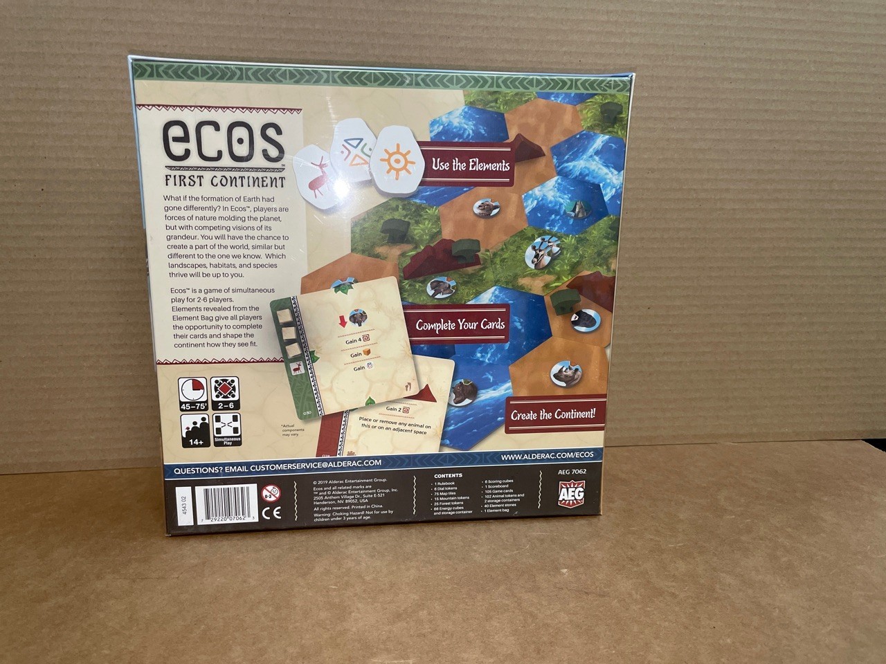 ECOS: First Continent Board Game (Alderac Entertainment 2019) NEW/SEALED