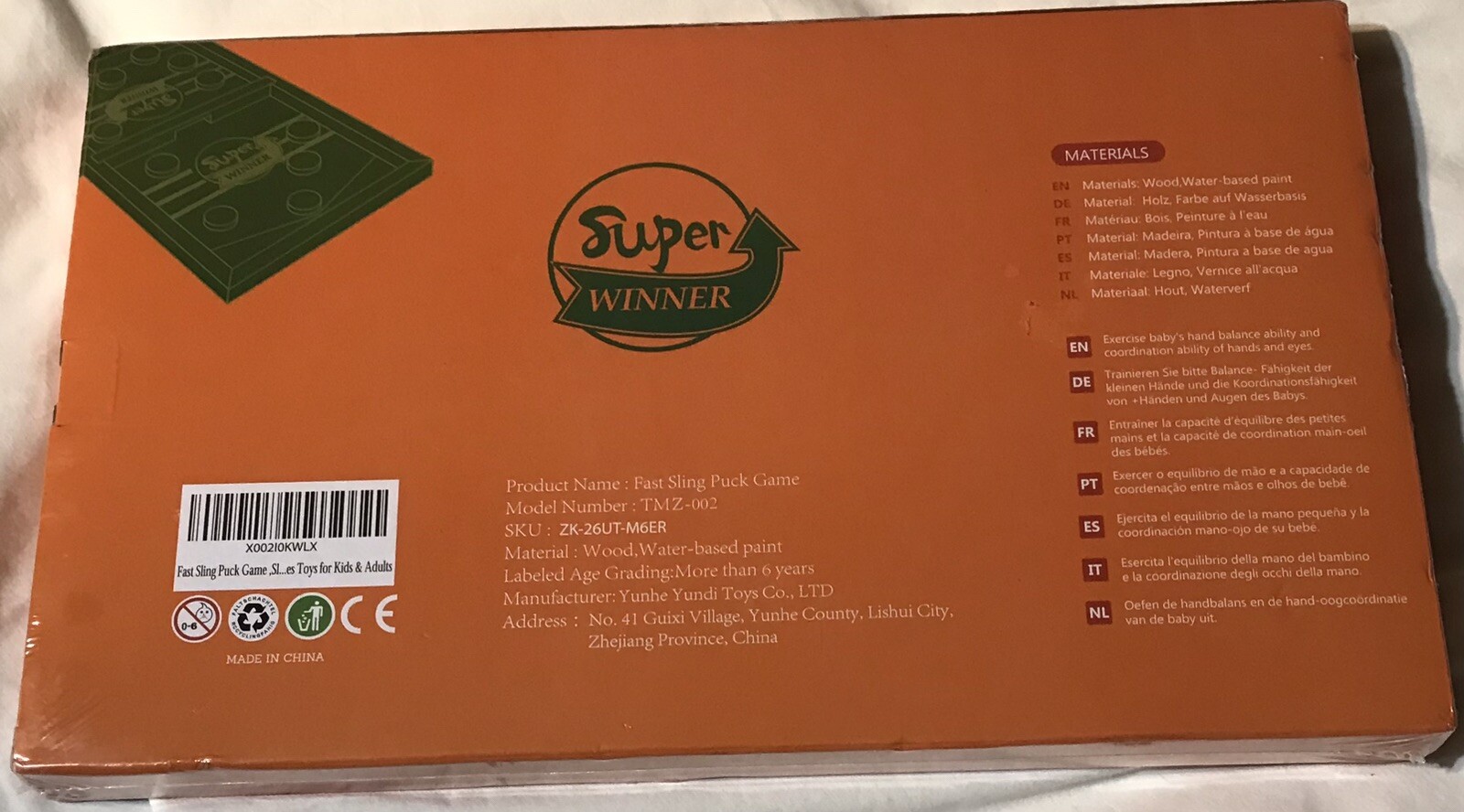 SIMPLENICE FAST SLING PUCK GAME/ NEW /SEALED/AGES 6 AND UP