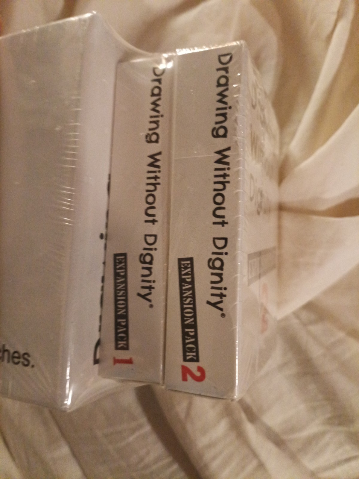 Drawing Without Dignity Adult Party Game Mega Expansion Pack 1 & 2 Sealed New