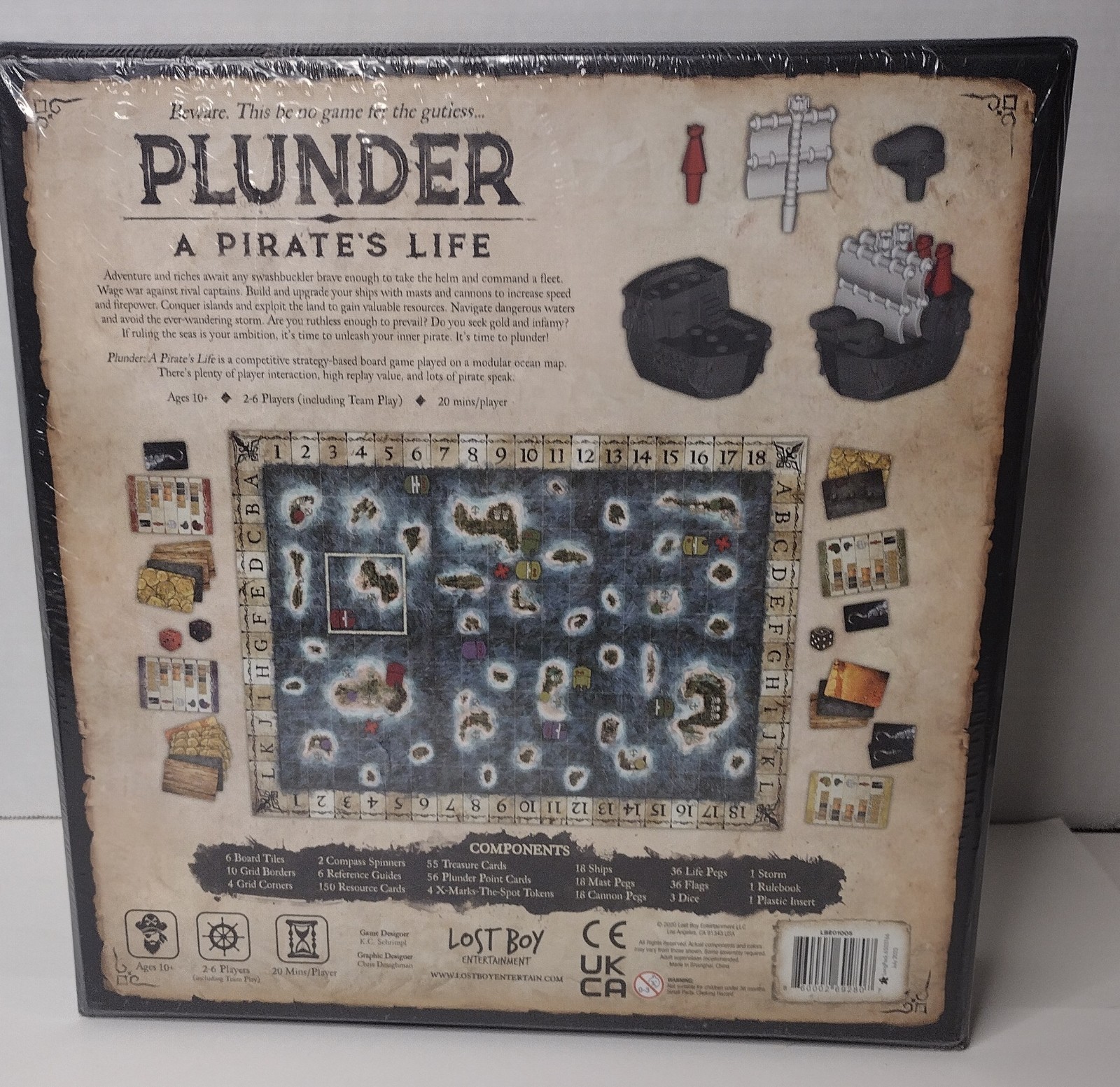 Plunder A Pirate’s Life – Strategy Board Game for Adults, Teens, and Kids