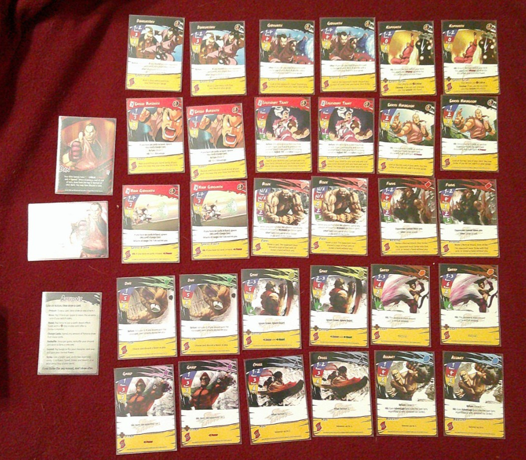 Level 99 Exceed Fighting System Chun Li box Street Fighter sleeved cards