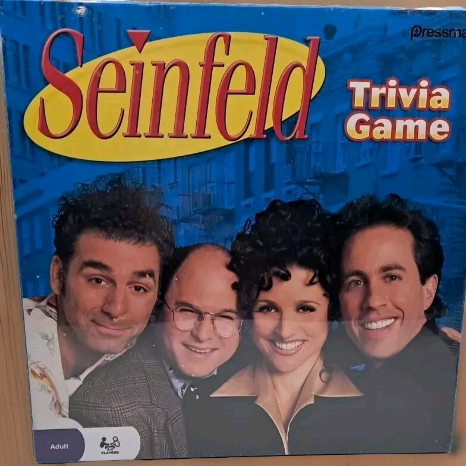 Seinfeld Trivia Game 2009 Pressman Board Game 300 Cards 600 Questions *NEW*