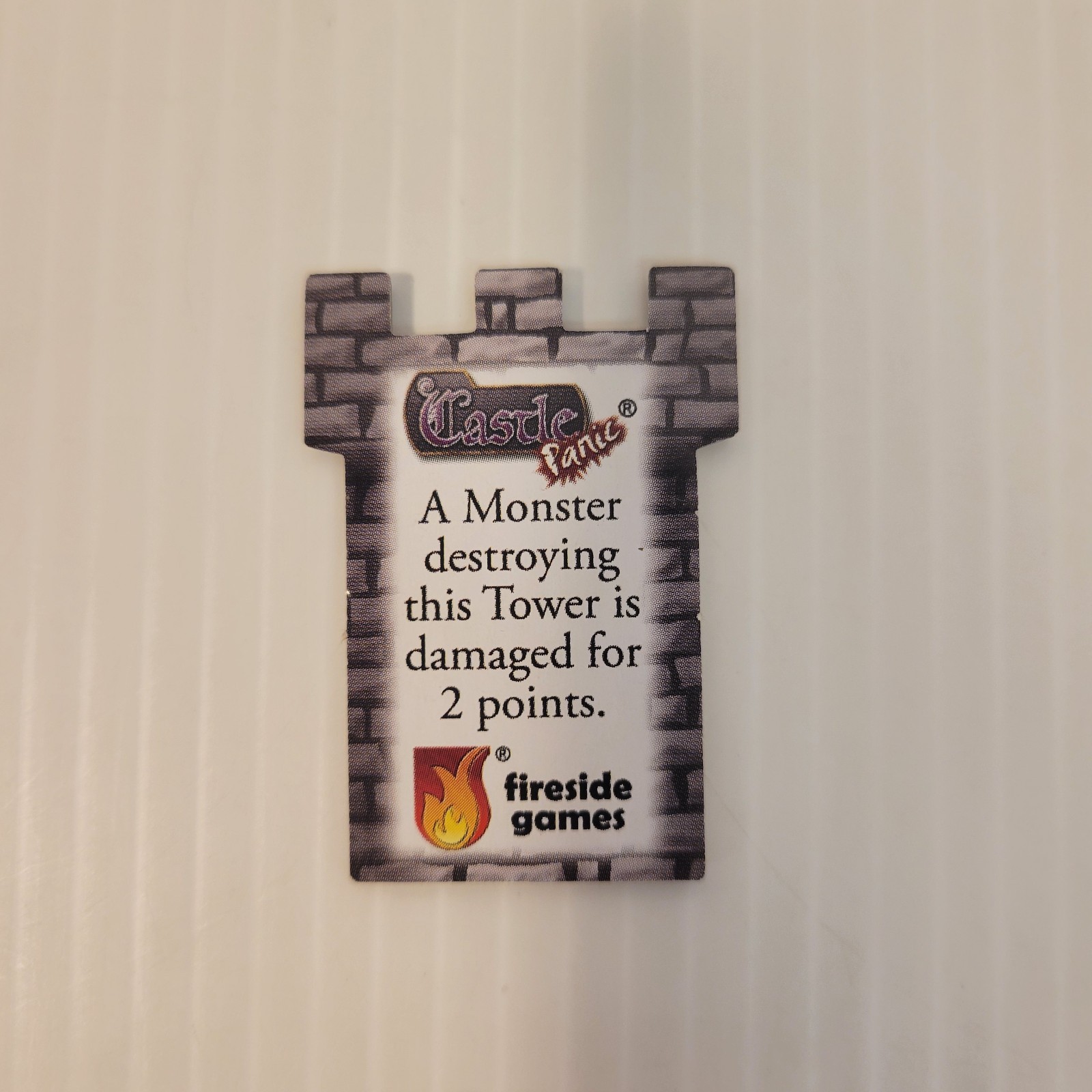 Castle Panic Tabletop Day 2015 Promo Tower Tile Piece Sealed Fireside Games