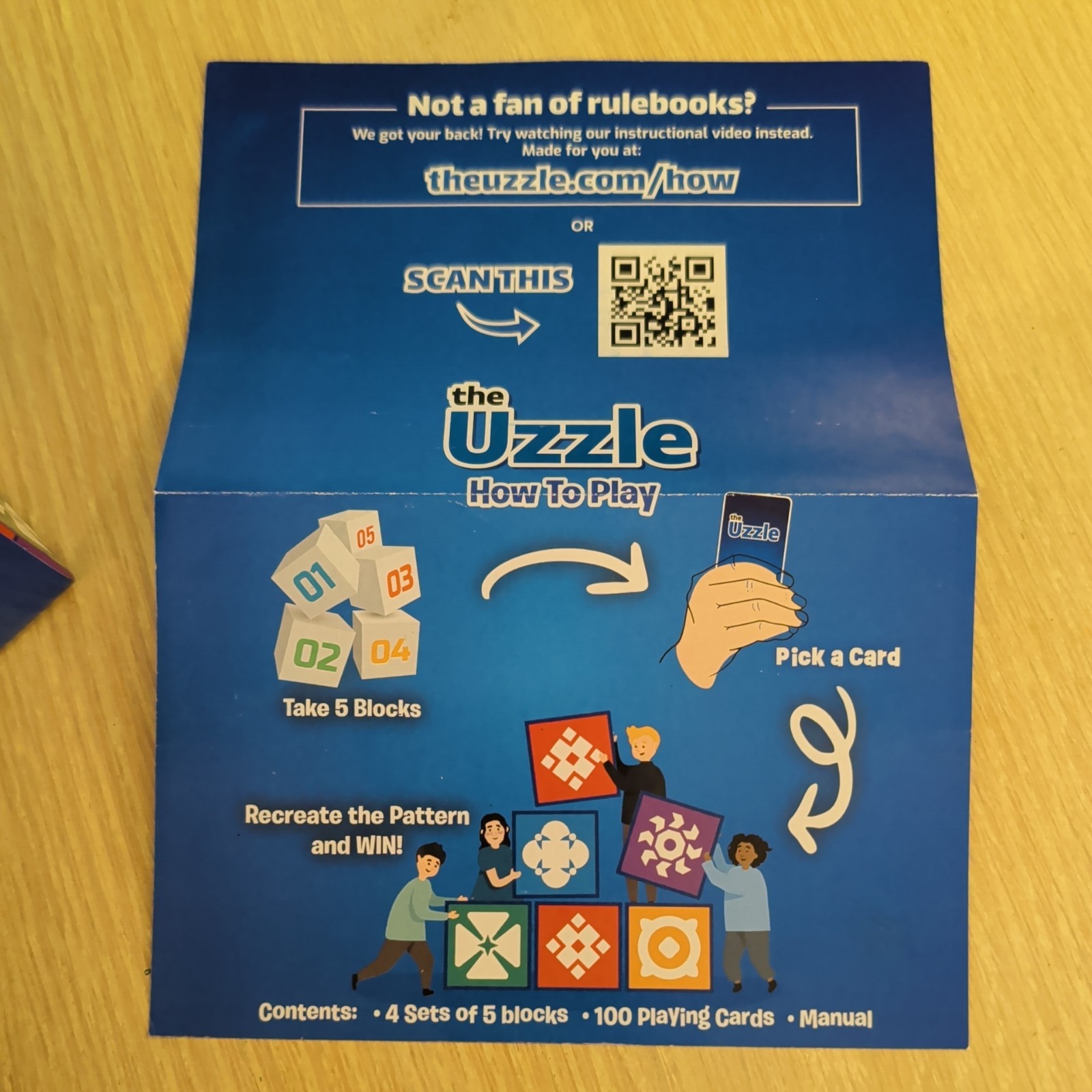 The Uzzle Family Educational Board Games for Children & Adults 100% COMPLETE