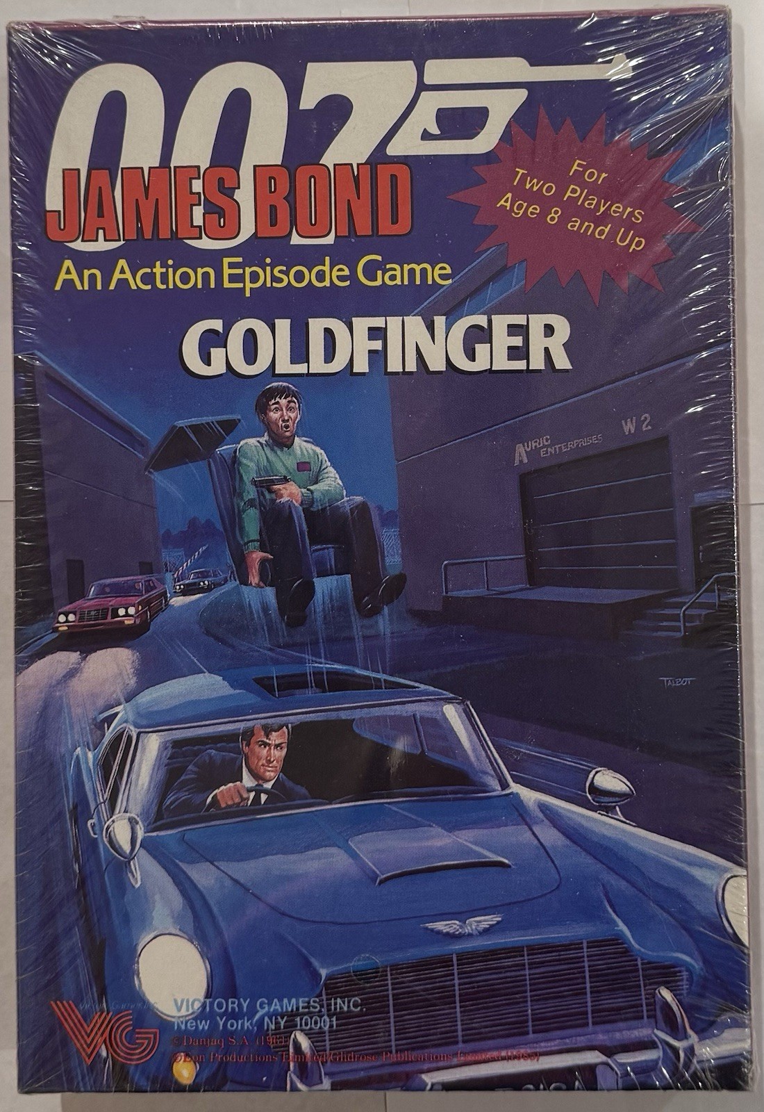Action Episode Game, 007 James Bond, Goldfinger, Victory Games 1985 NEW SEALED