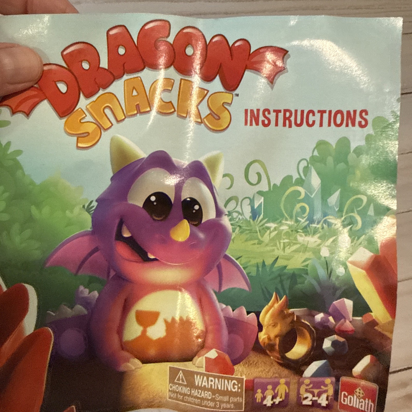 Dragon Snacks Game 2019 Replacement Parts Pictured Missing One Blue Ring