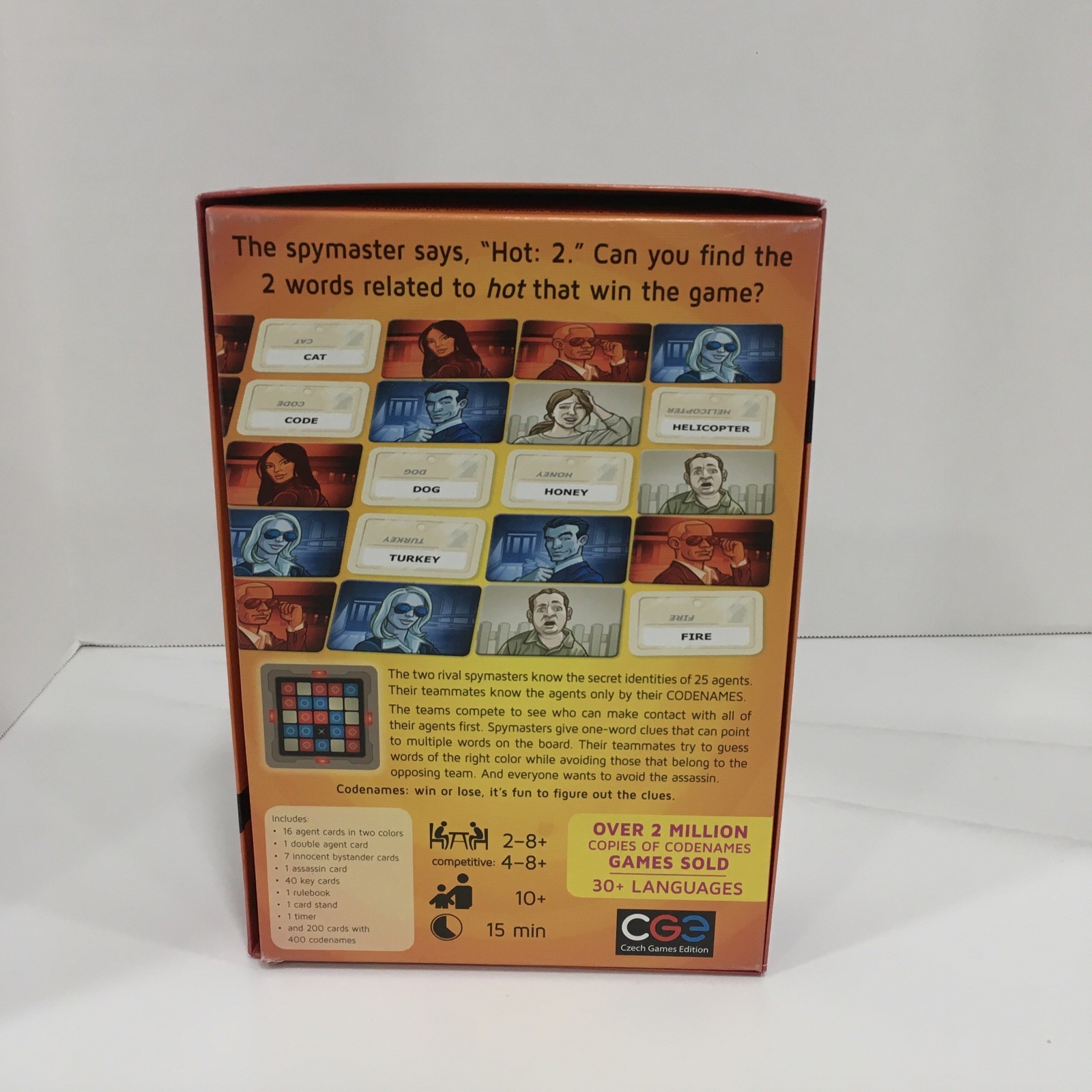 Codenames Board Game ( Czech Games ) Vlaada Chvatil Party Word Game NEW OPEN BOX