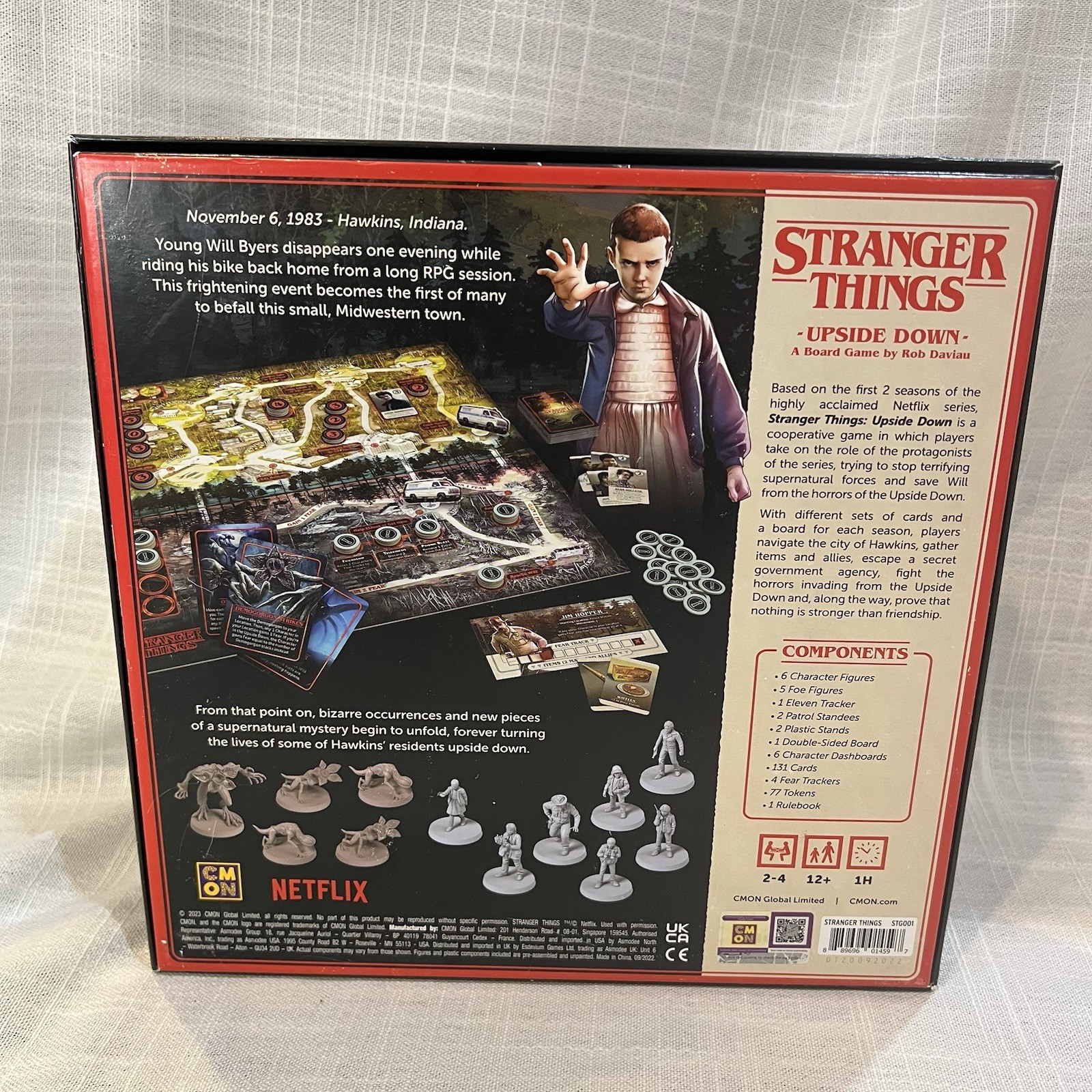 Stranger Things Upside Down Game Netflix CMON 2023 Rob Daviau NEW OTHER COMPLETE