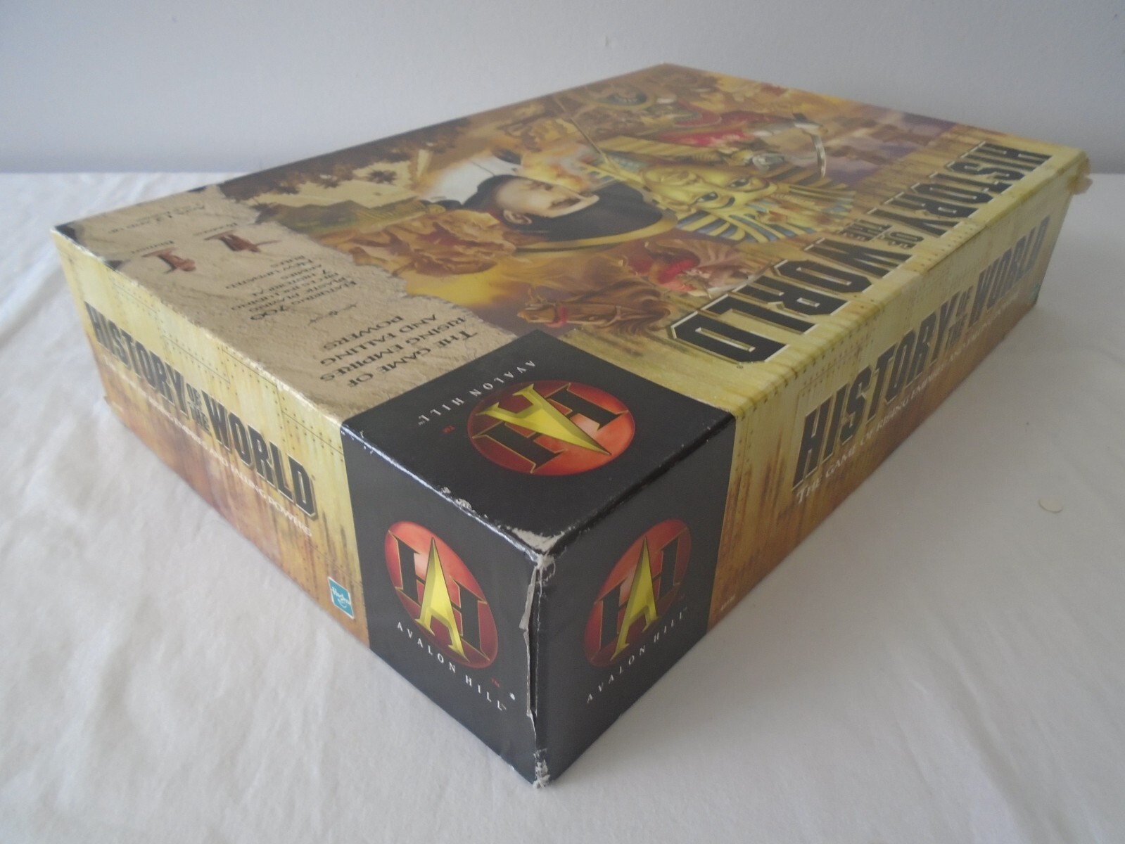 History of The World Board Game of Rising Empires & Falling Powers Avalon 2001