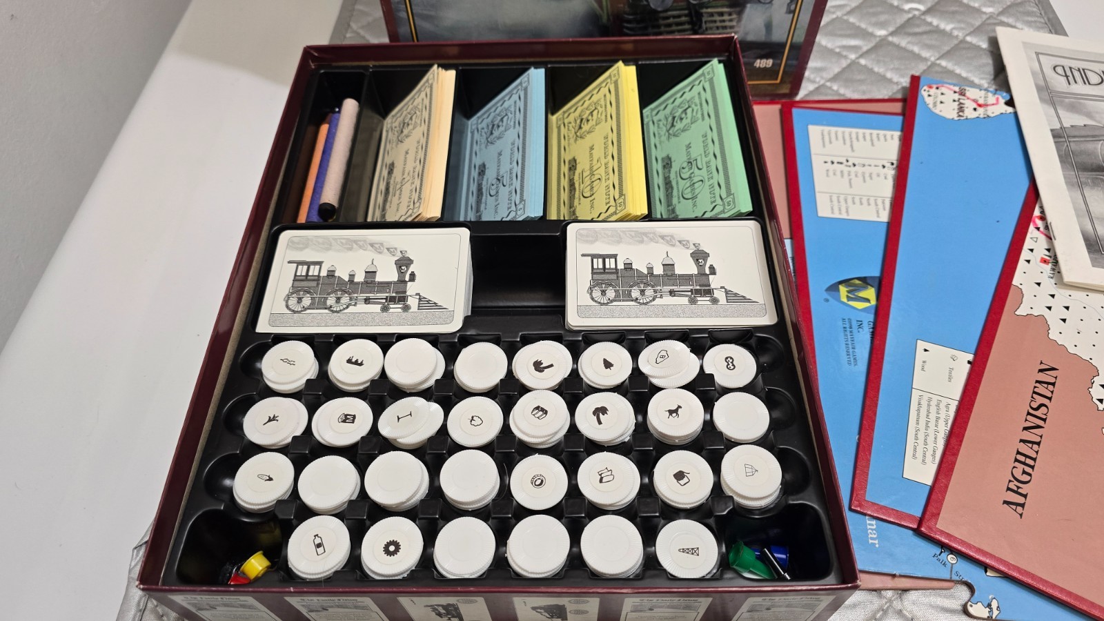 Vintage India Rails Mayfair Games Inc. 1998 Board Game – Complete!
