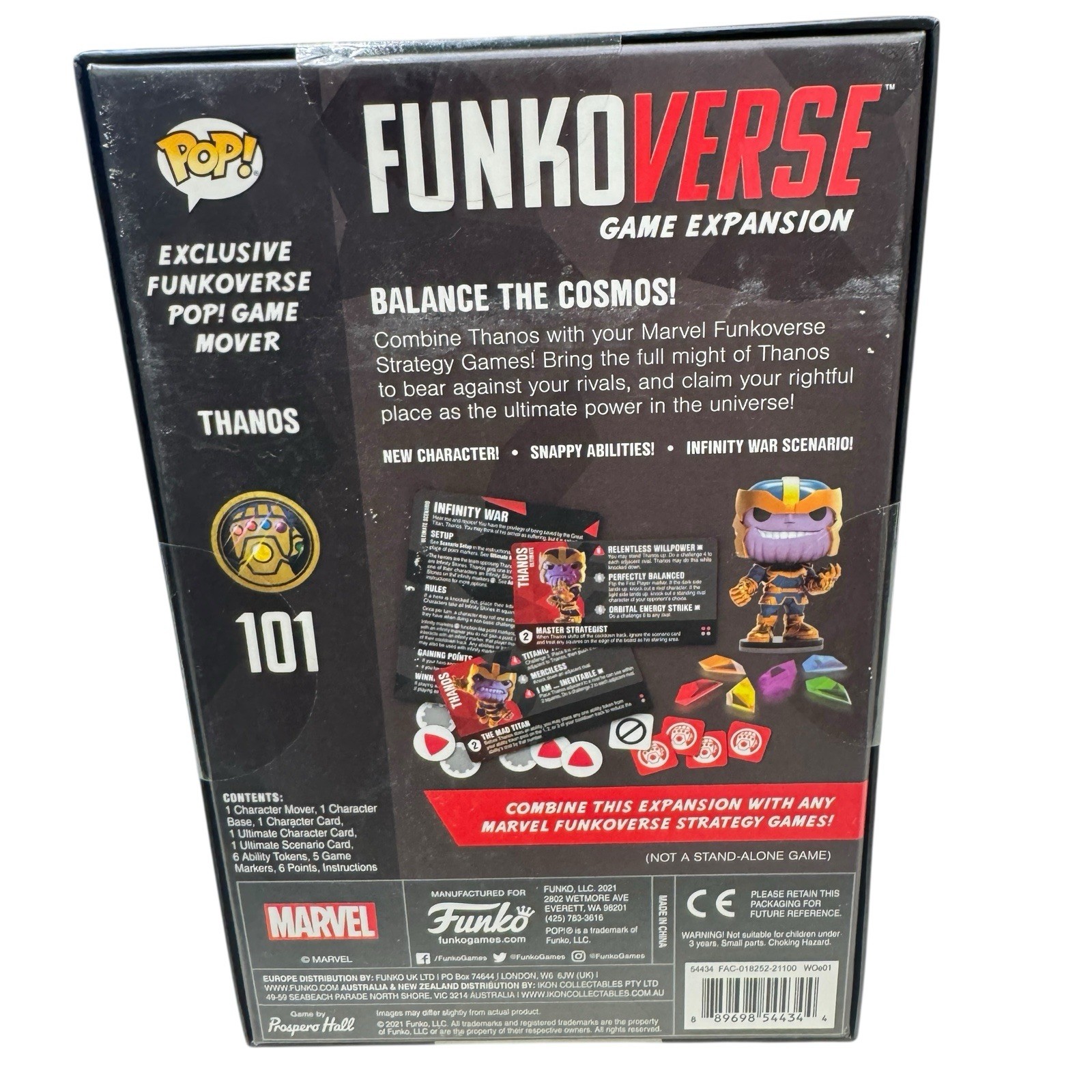 POP! FunkoVerse Game Expansion – Marvel’s Thanos #101 Funko Games Exclusive New