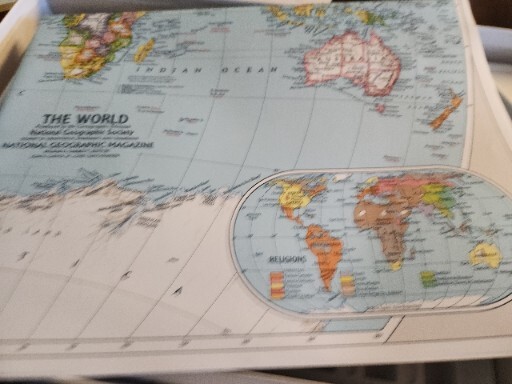 National Geographic Global Pursuit Game Complete 1987 Opened, But Never Played