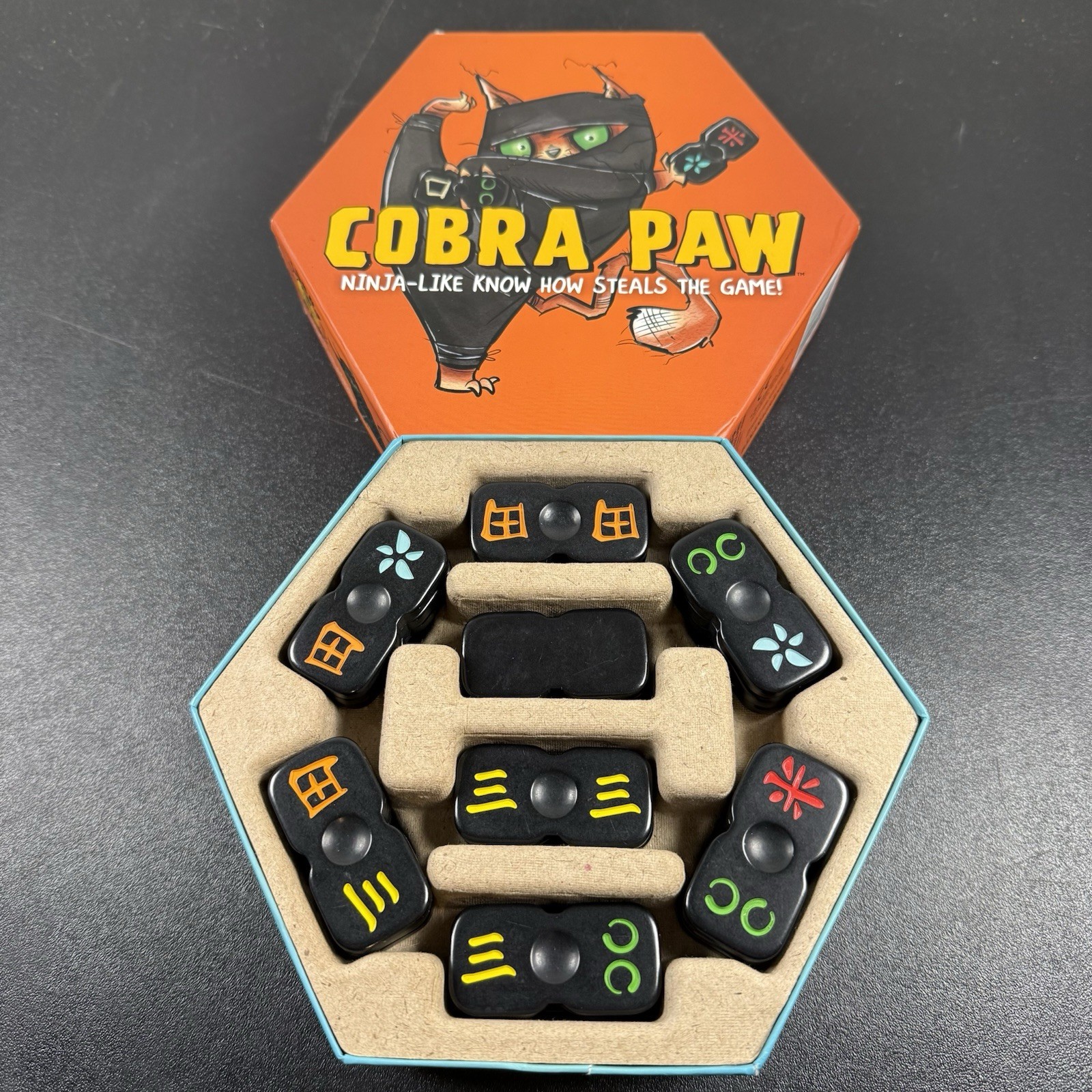 Cobra Paw Ninja Tile Game Bananagrams Master Meow Clawfuku Cat Ninja – Complete