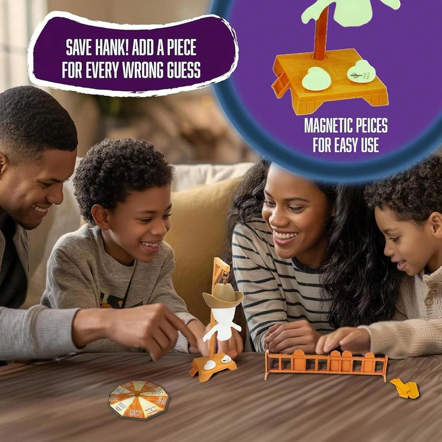 Magnetic Hangman Mystery Words Guessing Game For Kid &Families Travel Games US