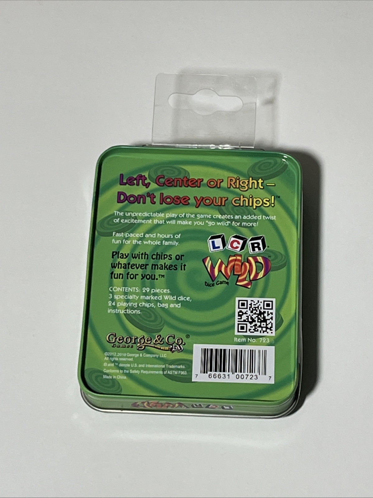 Left Center Right Wild LCR Dice Game – 2019 – Brand New