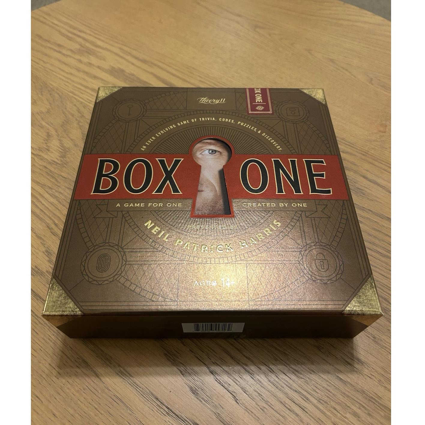 Theory11 BoxONE Neil Patrick Harris Trivia Puzzle Game for 1 Player, Ages 14+