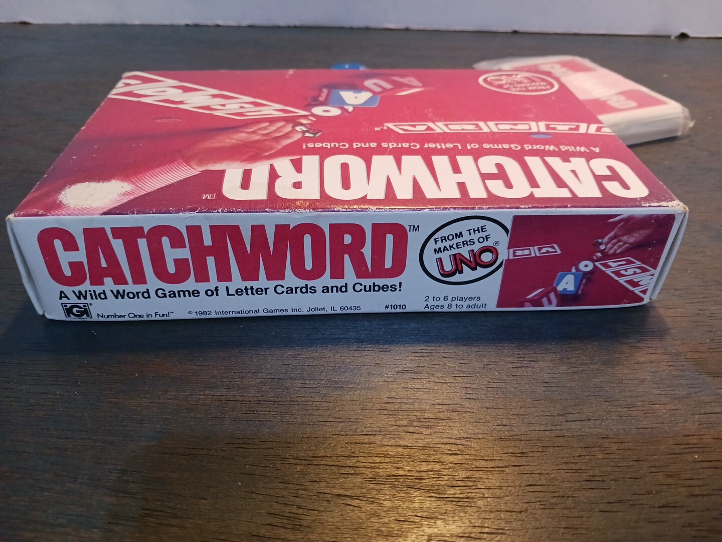 Vintage 1982 CATCHWORD “A Wild Word Game of Letters and Cubes!” 100% Complete