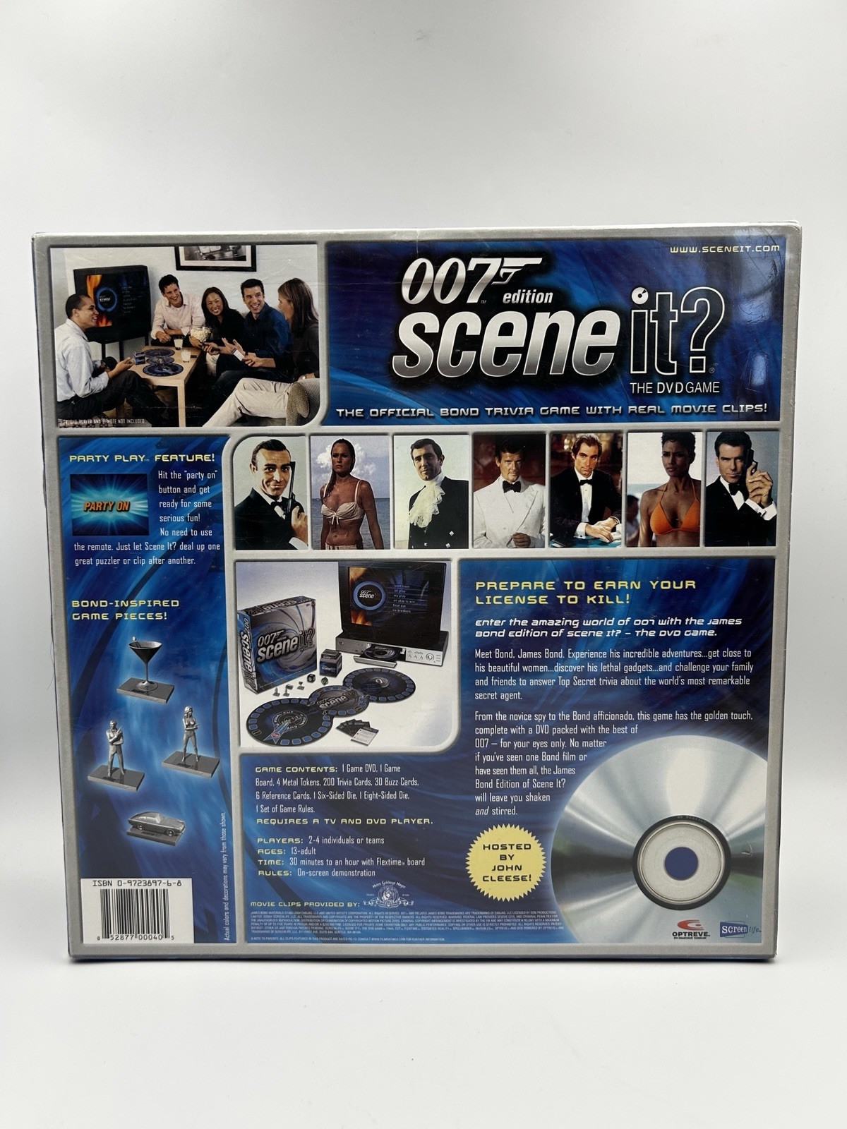 SCENE IT 007 JAMES BOND EDITION GAME PACK DVD + TRIVIA CARDS 2005 NEW SEALED