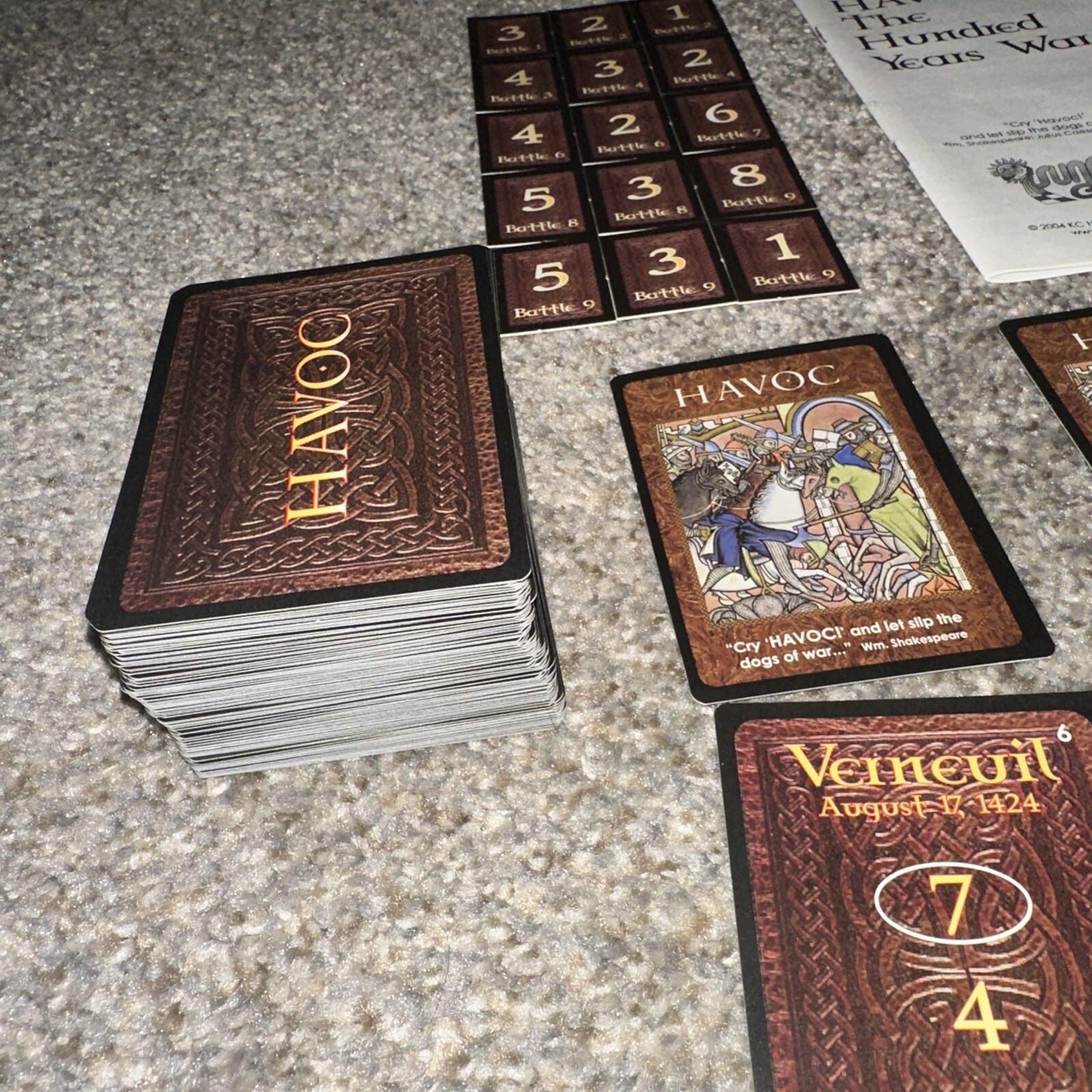 RARE Havoc The Hundred Years War Sunriver Games