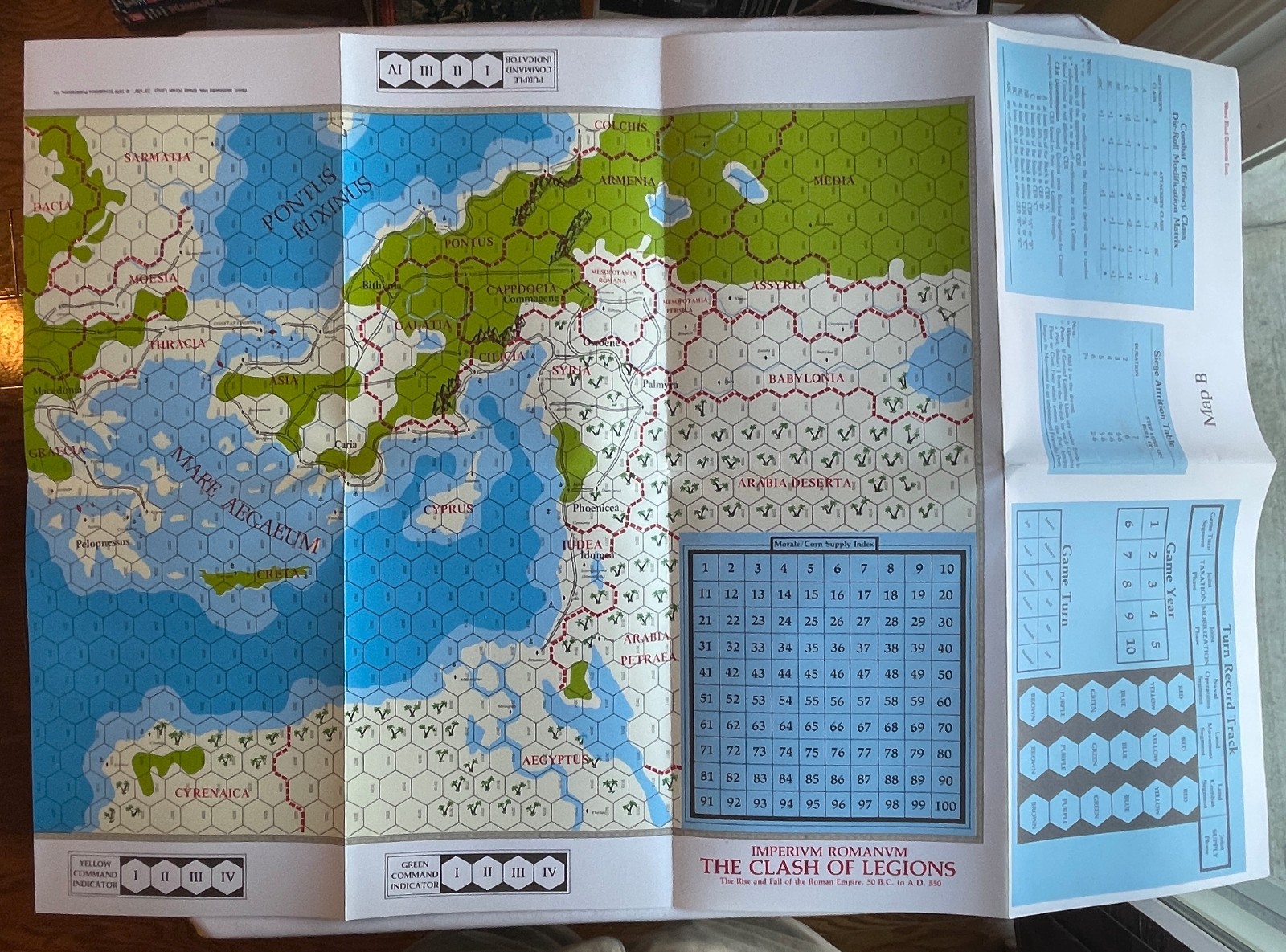 Imperium Romanum West End Games 1979 UNPUNCHED +errata VG+