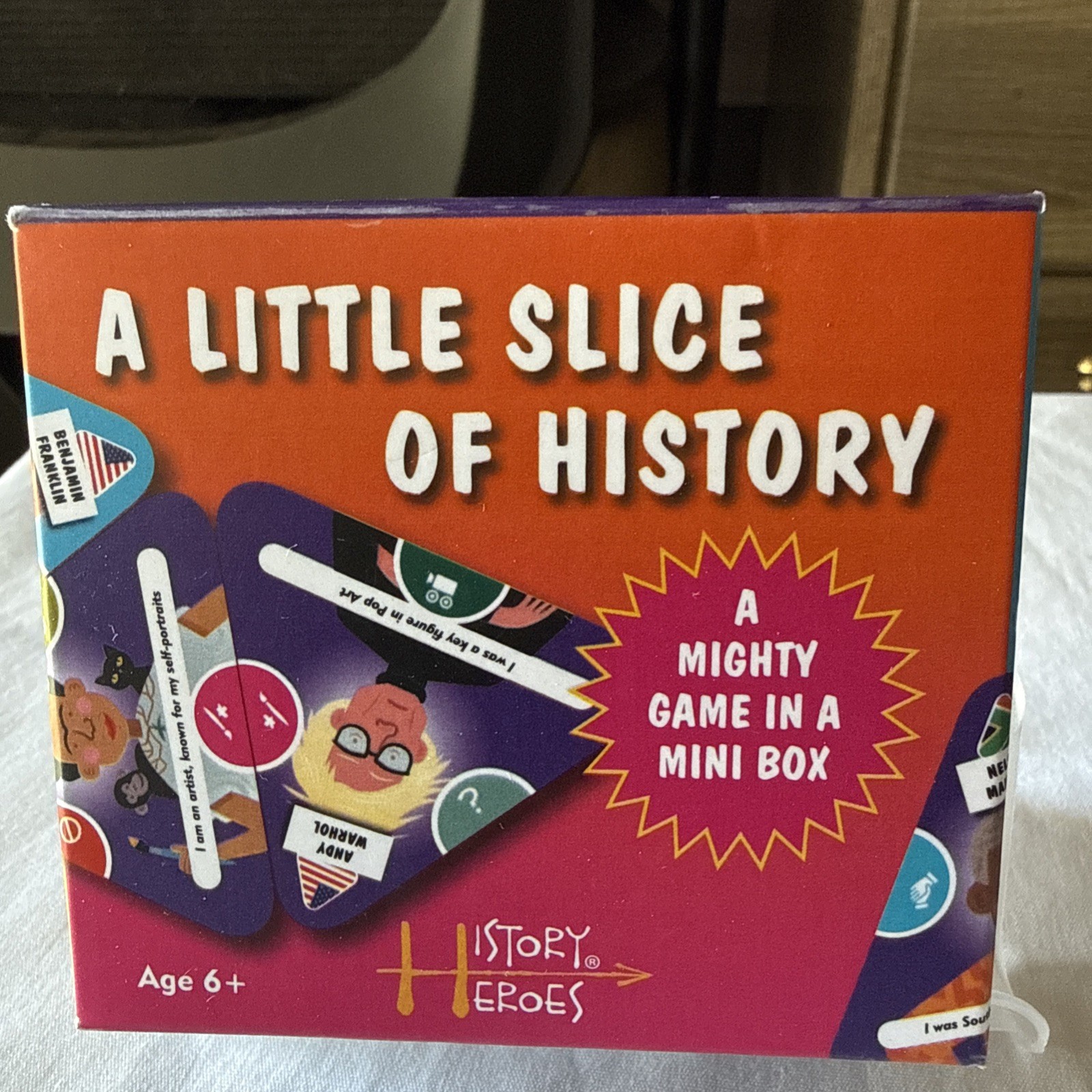 A Little Slice Of History Family Game – Ages 6+ New History, Heroes ￼￼