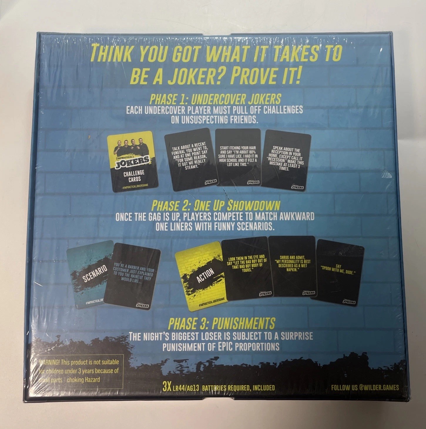 New IMPRACTICAL JOKERS Ultimate Challenge Pack GAME Based On TruTV Show Ages 17+