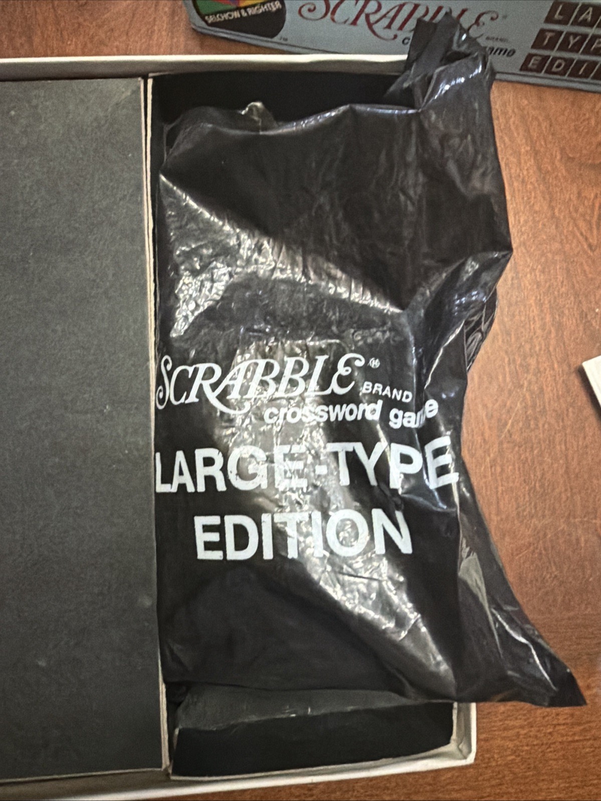 Vintage “Scrabble” Large Type Edition (1982) by Selchow & Righter