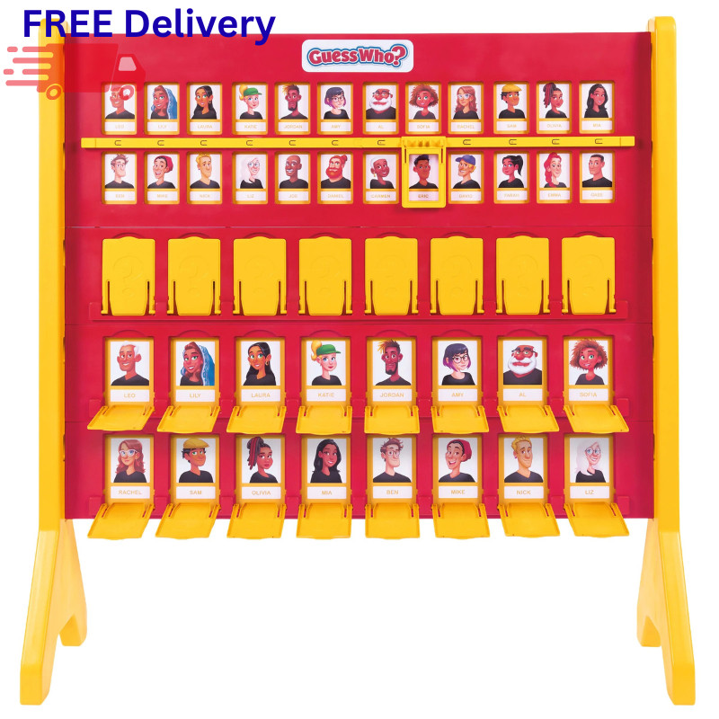 Giant Guess Who Game Oversized Board Indoor Outdoor Family Play Party Fun New
