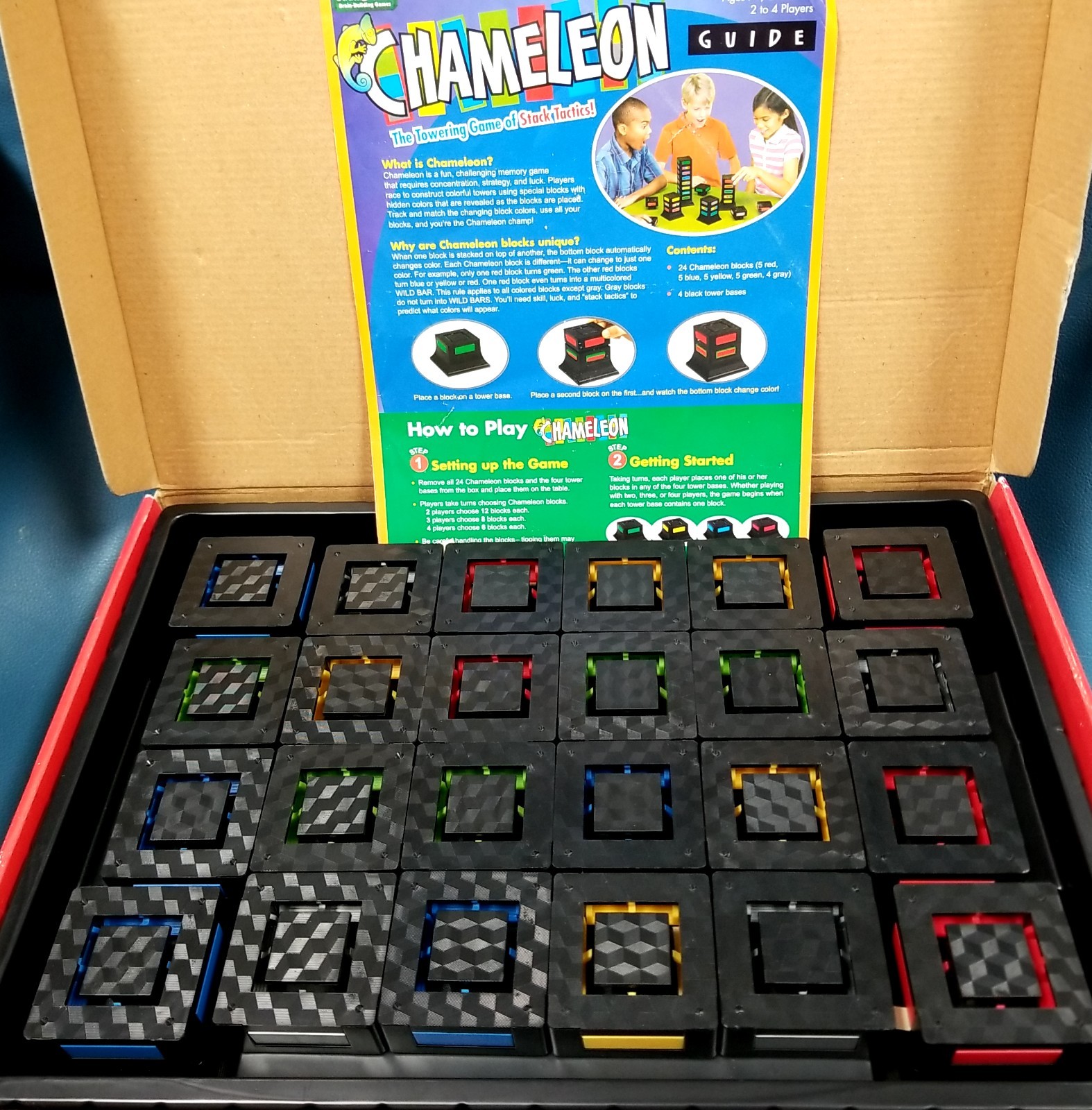 Strata Gems Chameleon Towering Stack Tactics STEM Strategy Game Educational