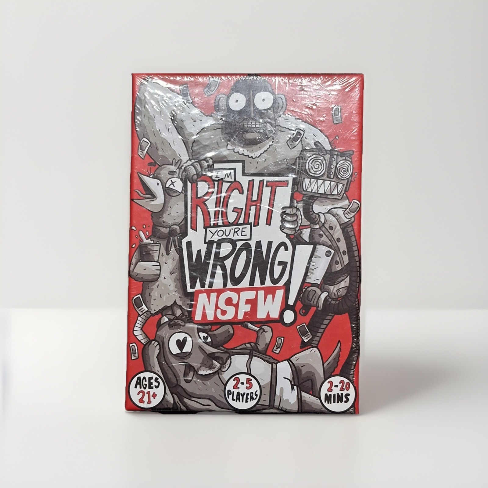 I’m Right You’re Wrong NSFW – Adult Light Strategy Card Game SEALED 2-5 Players