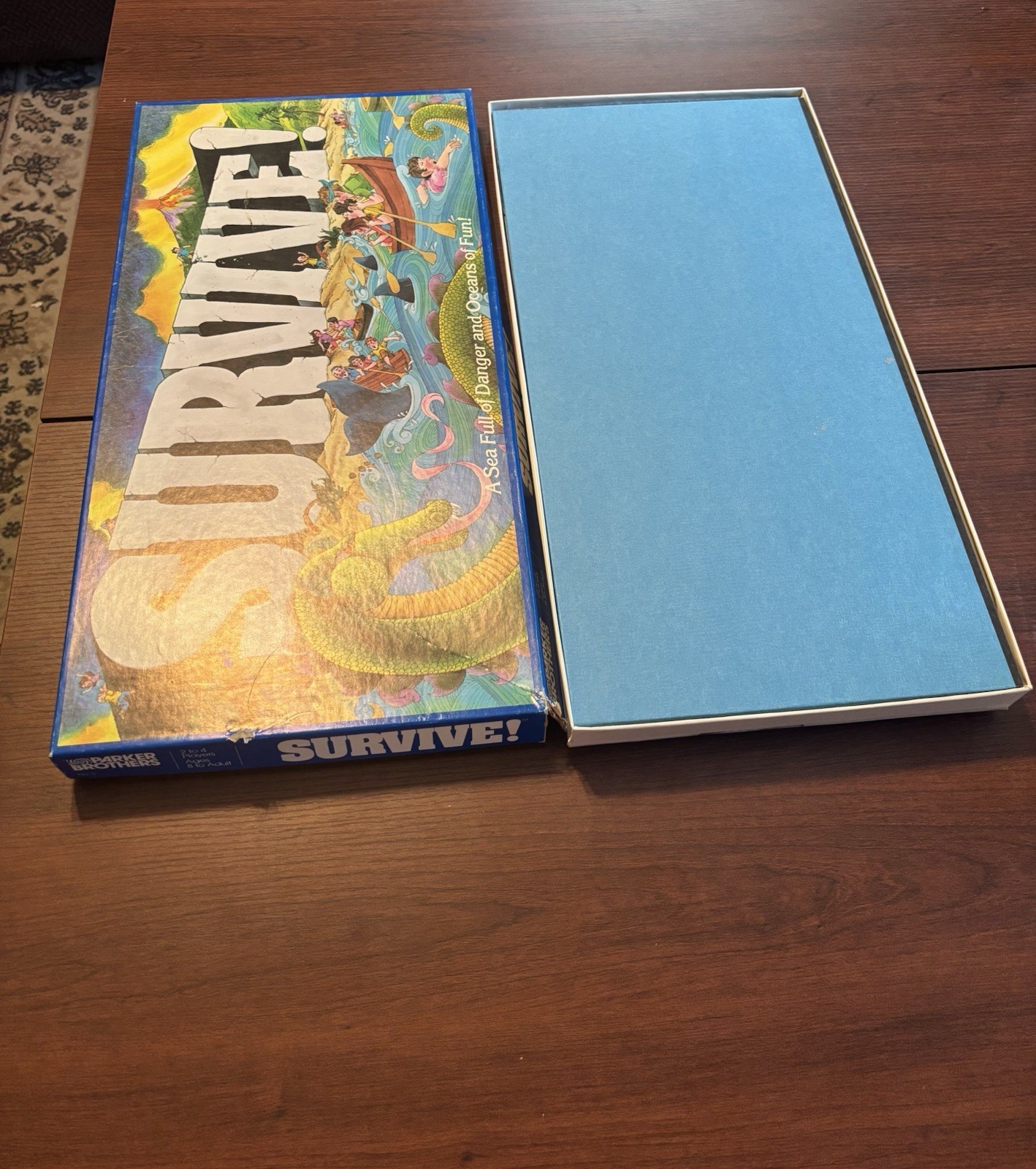 Parker Brothers Survive! Adventure Board Game 1982, 2 Players, 8+ MPN 5